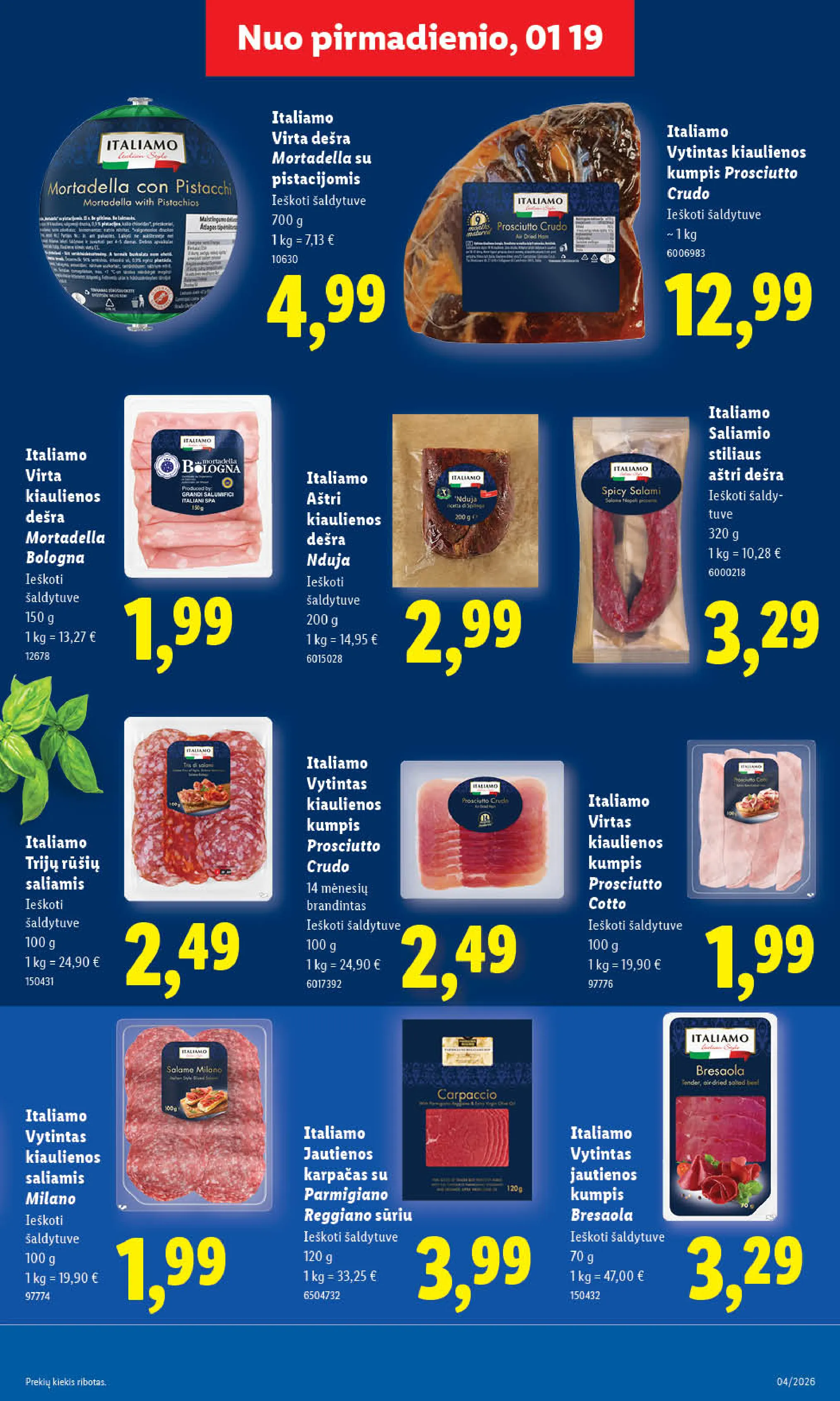 Lidl maisto prekių leidinys – 11 psl.