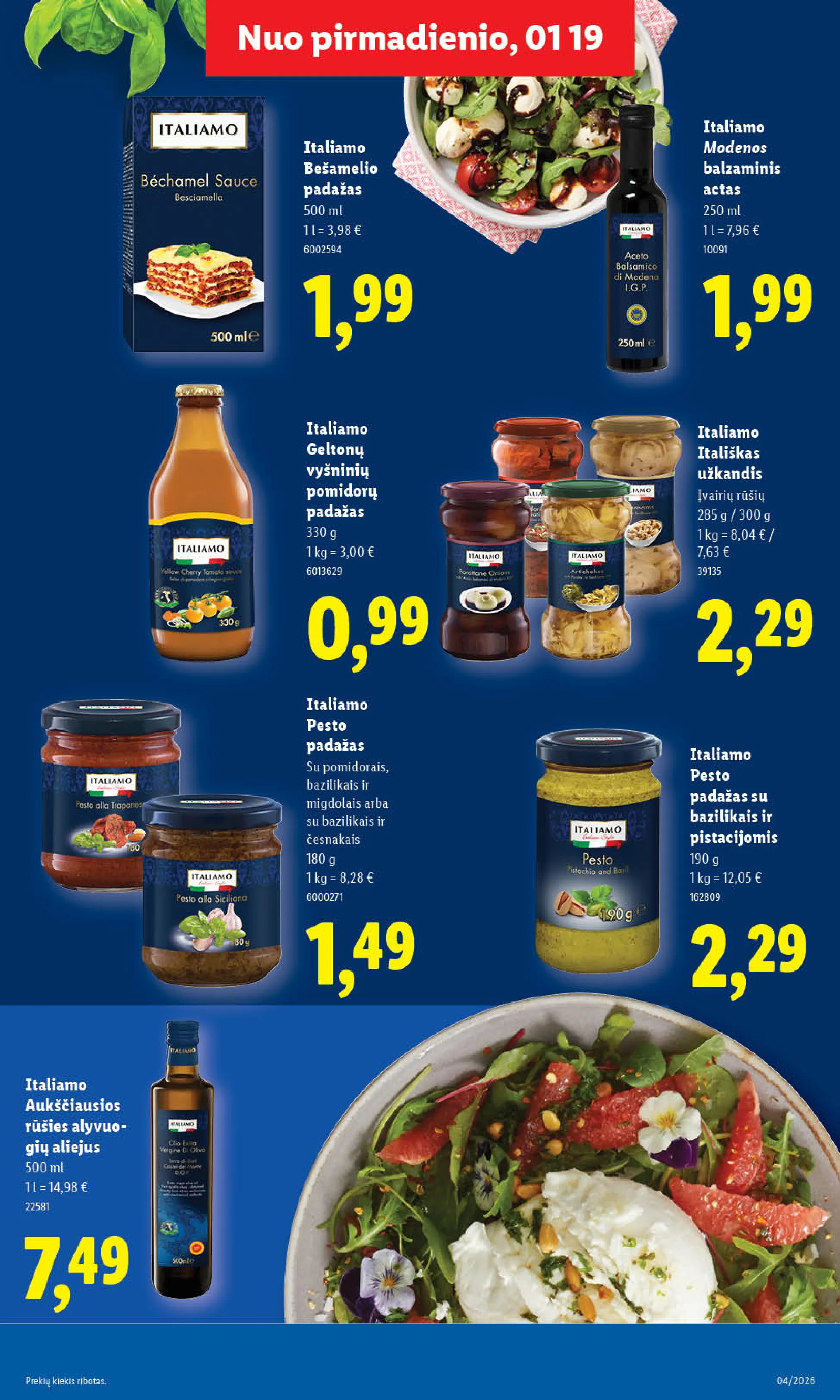 Lidl maisto prekių leidinys – 17 psl.
