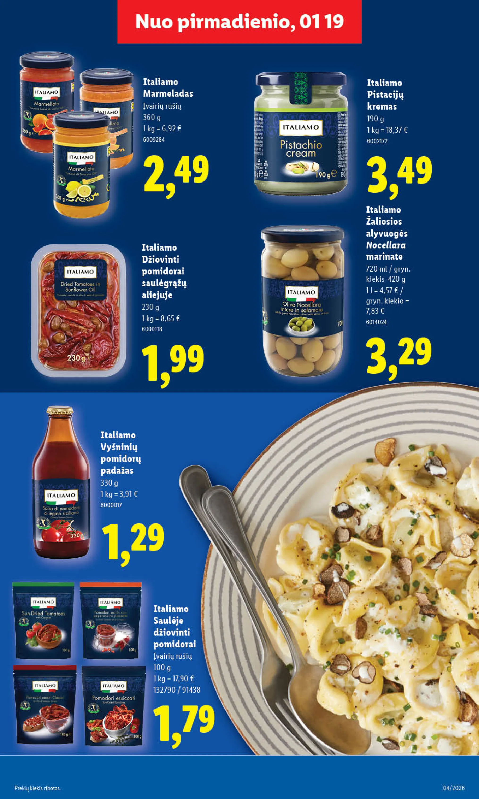 Lidl maisto prekių leidinys – 21 psl.