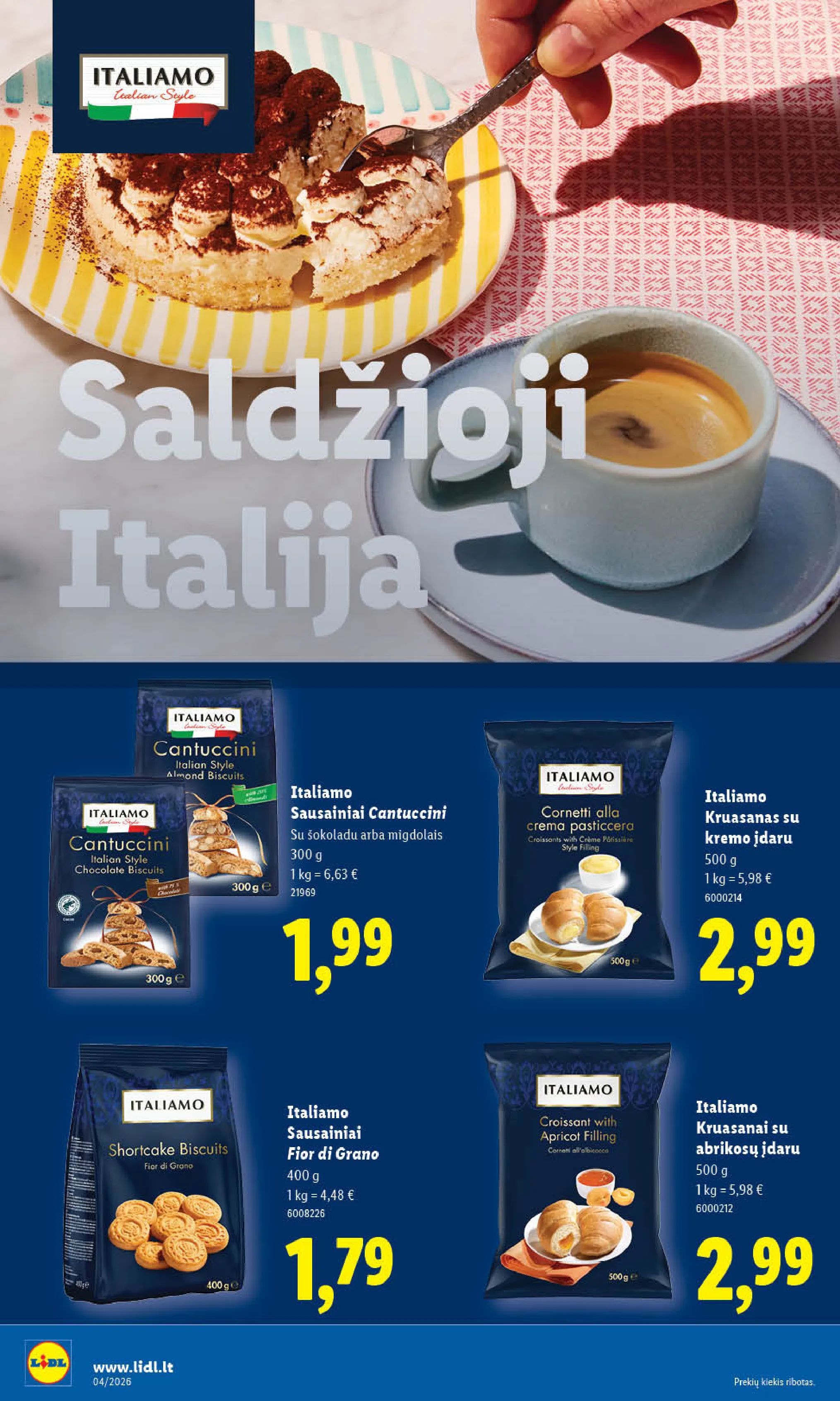 Lidl maisto prekių leidinys – 22 psl.
