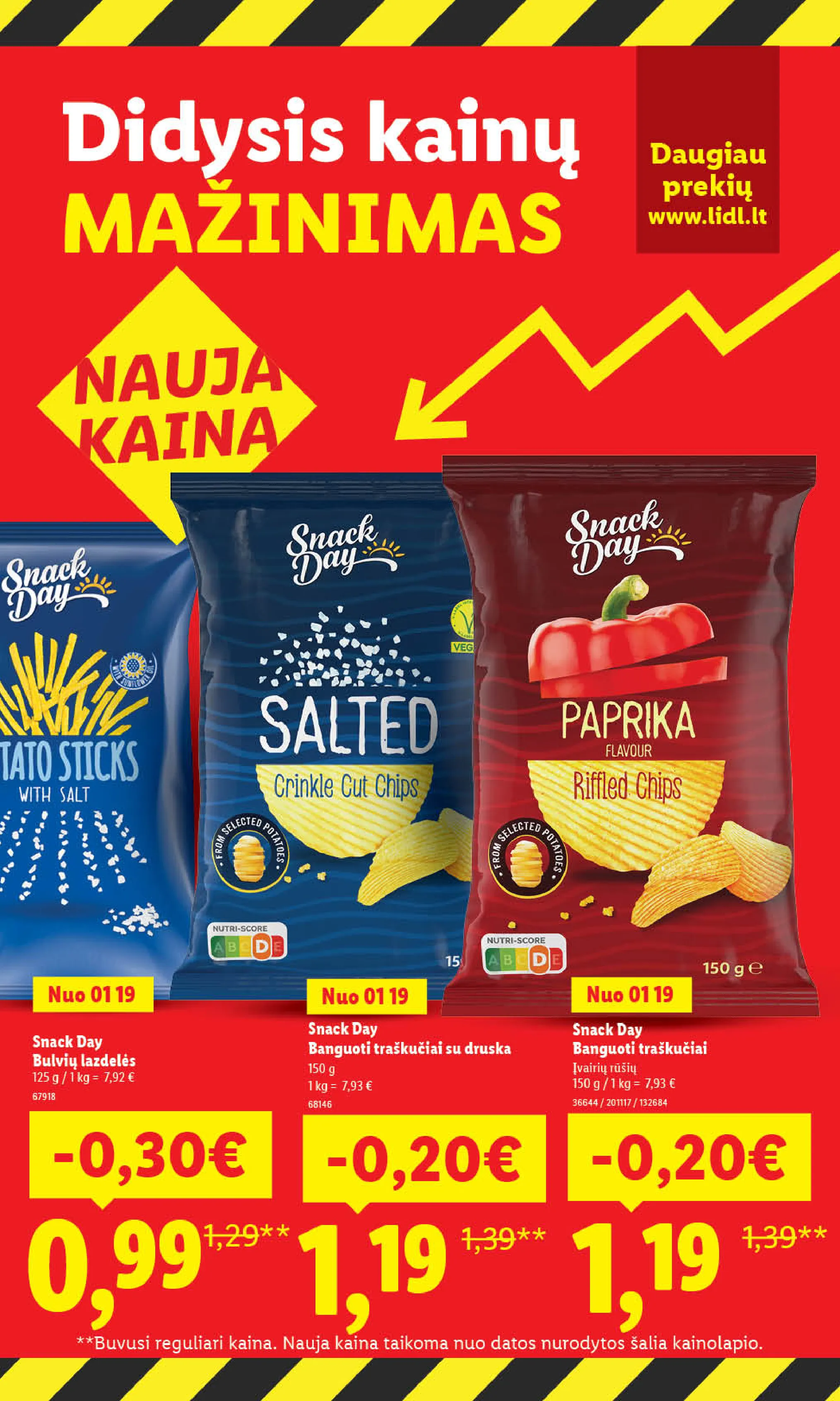 Lidl maisto prekių leidinys – 3 psl.