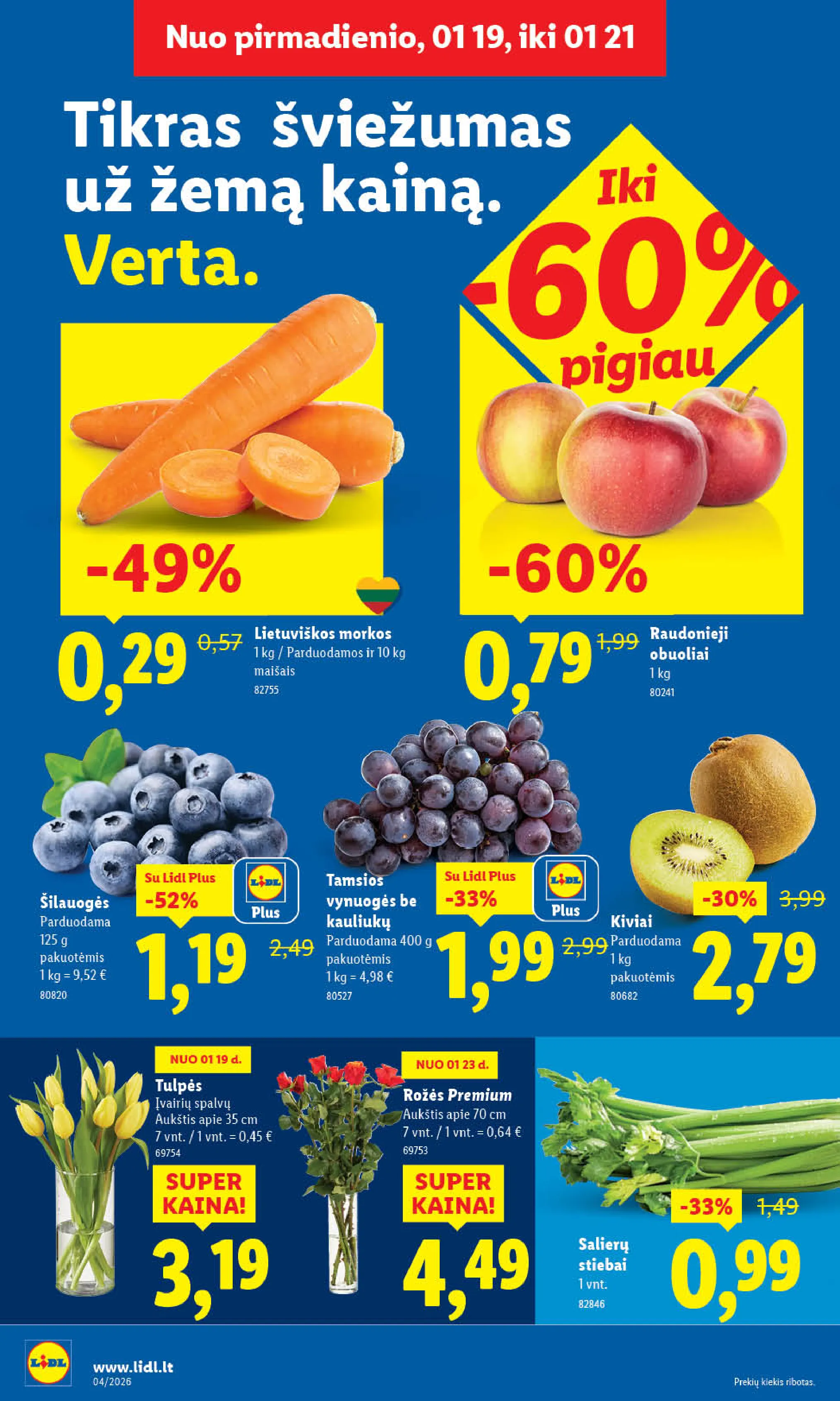 Lidl maisto prekių leidinys – 4 psl.