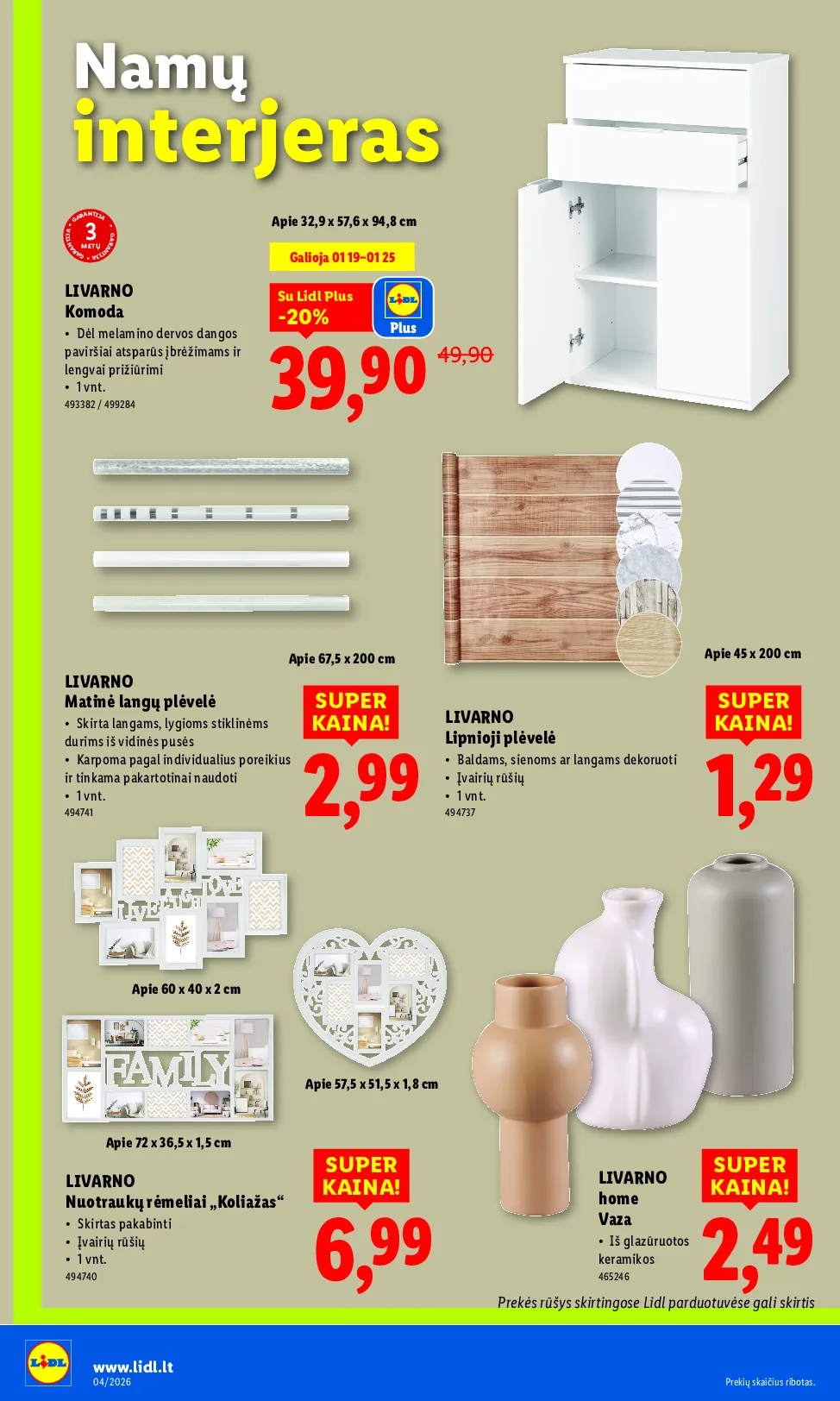 Lidl ne maisto prekių leidinys – 10 psl.