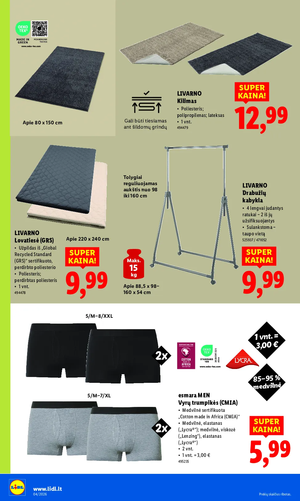 Lidl ne maisto prekių leidinys – 18 psl.