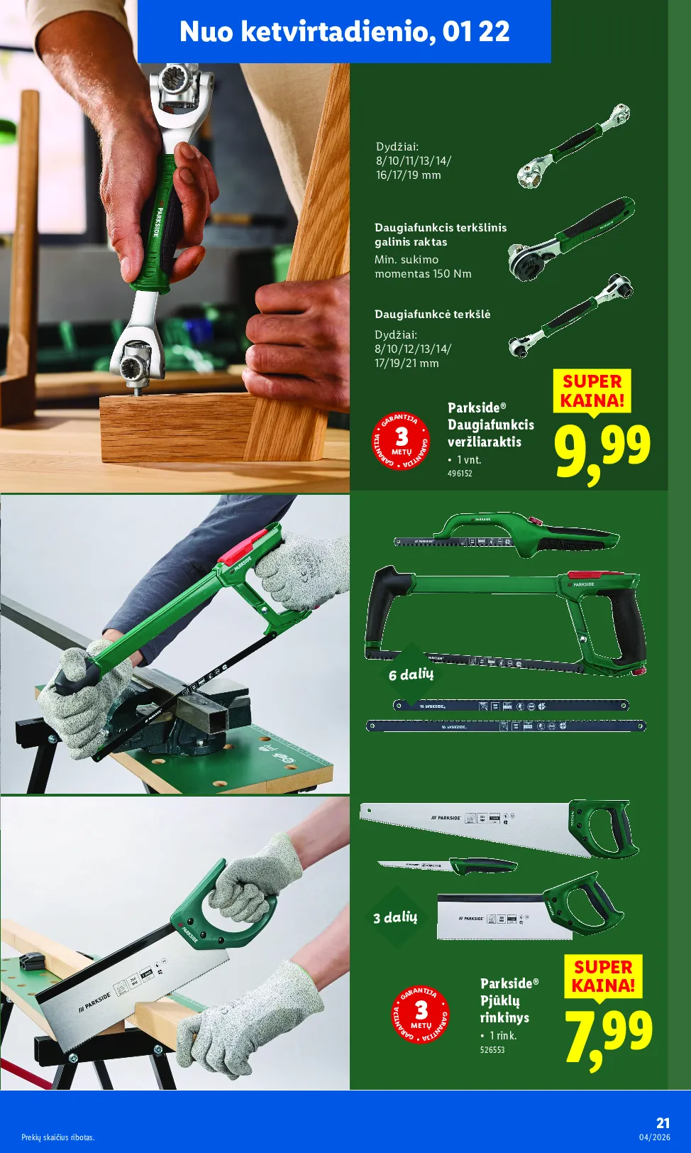 Lidl ne maisto prekių leidinys – 21 psl.