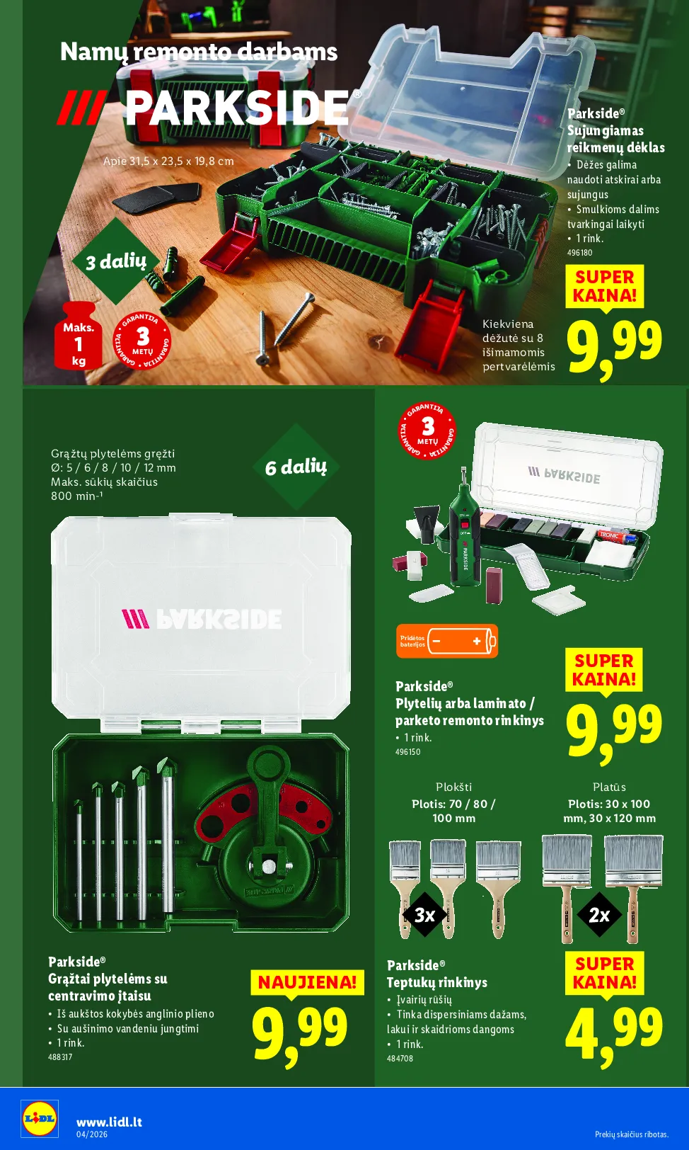 Lidl ne maisto prekių leidinys – 22 psl.