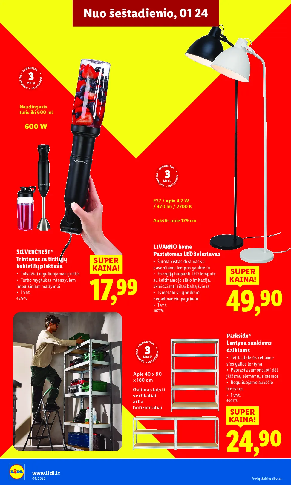 Lidl ne maisto prekių leidinys – 28 psl.