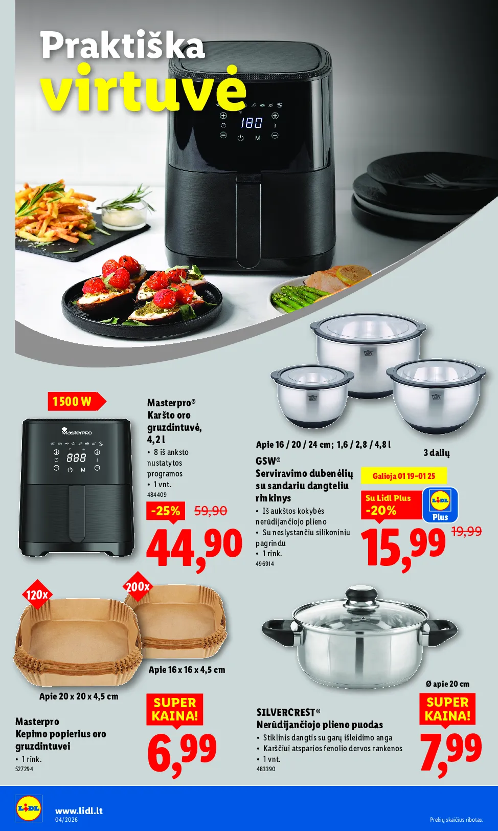 Lidl ne maisto prekių leidinys – 6 psl.