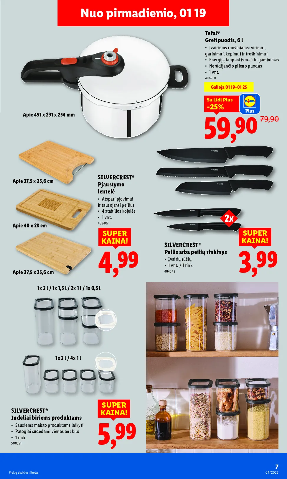 Lidl ne maisto prekių leidinys – 7 psl.