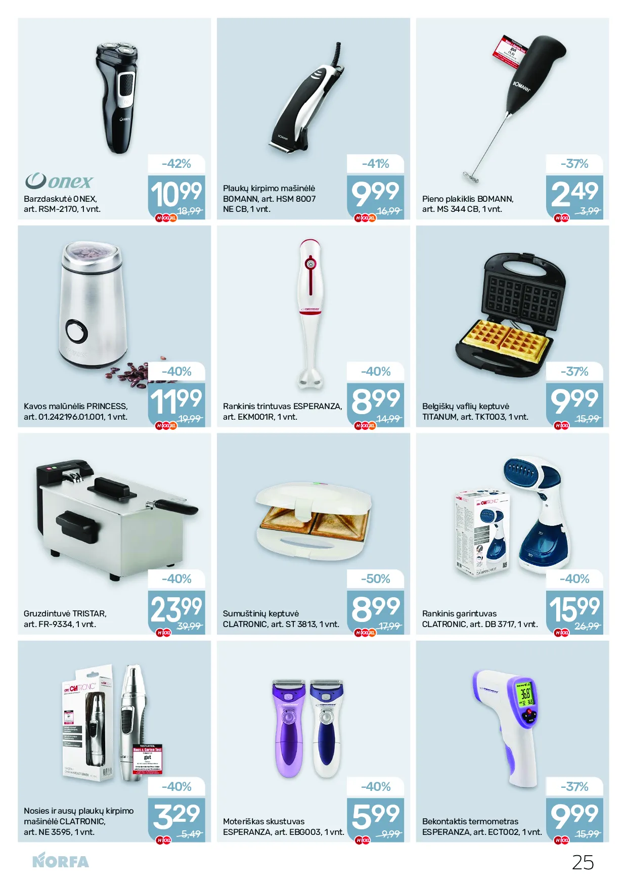 Norfa naujas leidinys – 25 psl.