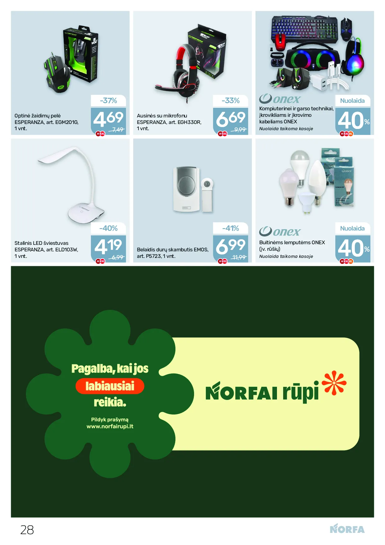 Norfa naujas leidinys – 28 psl.