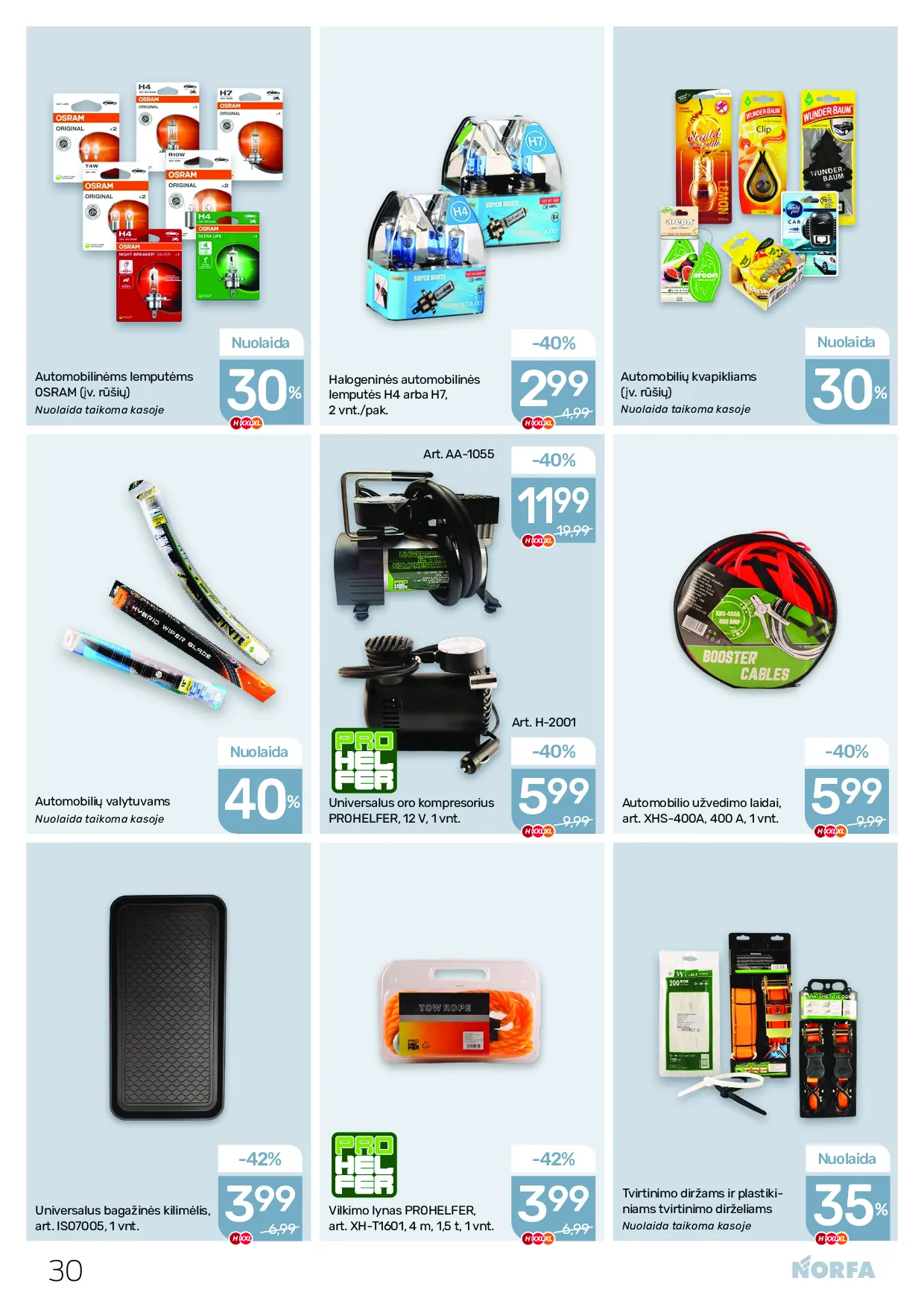 Norfa naujas leidinys – 30 psl.