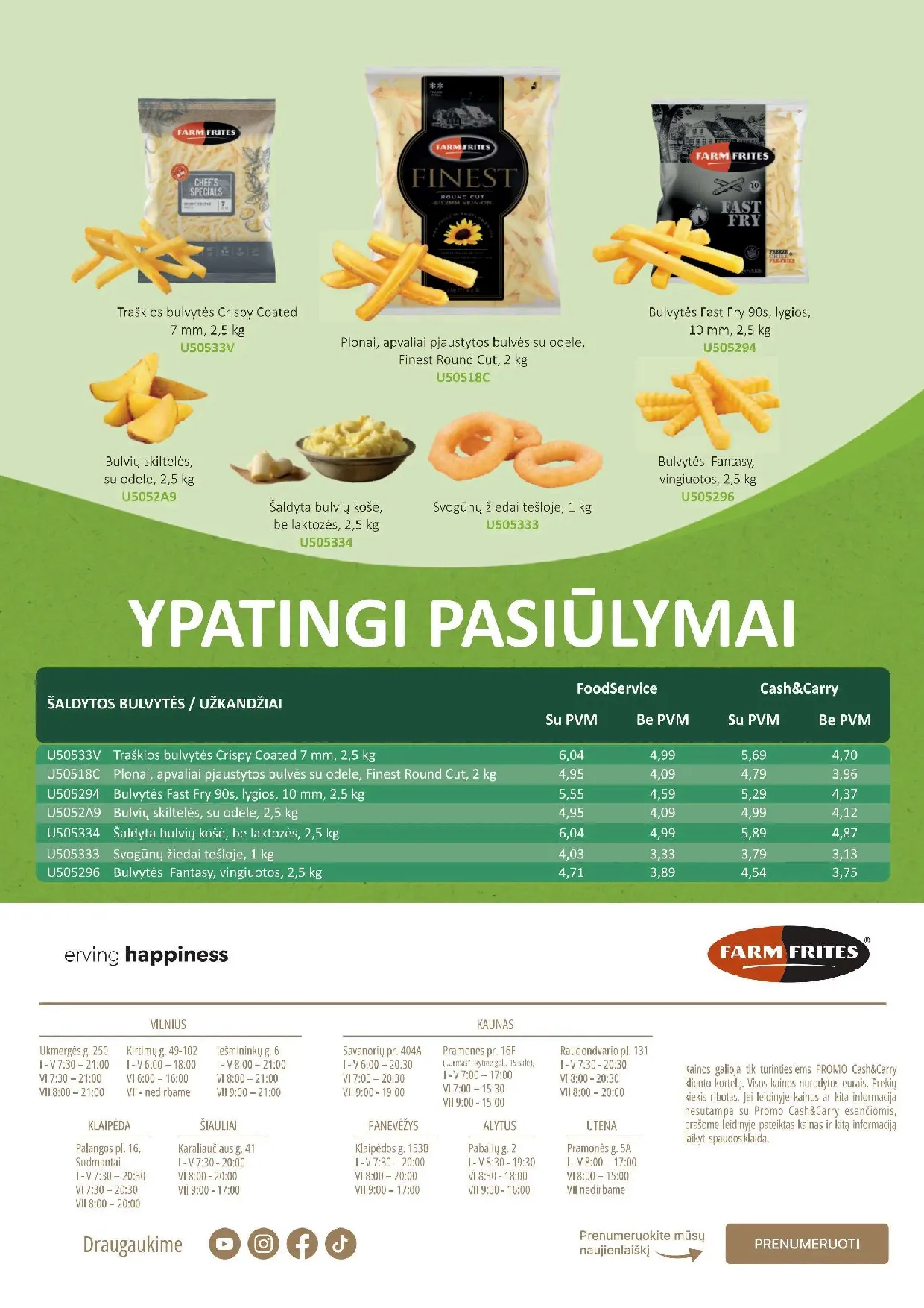 PROMO Cash&Carry maisto akcijų leidinys – 10 psl.