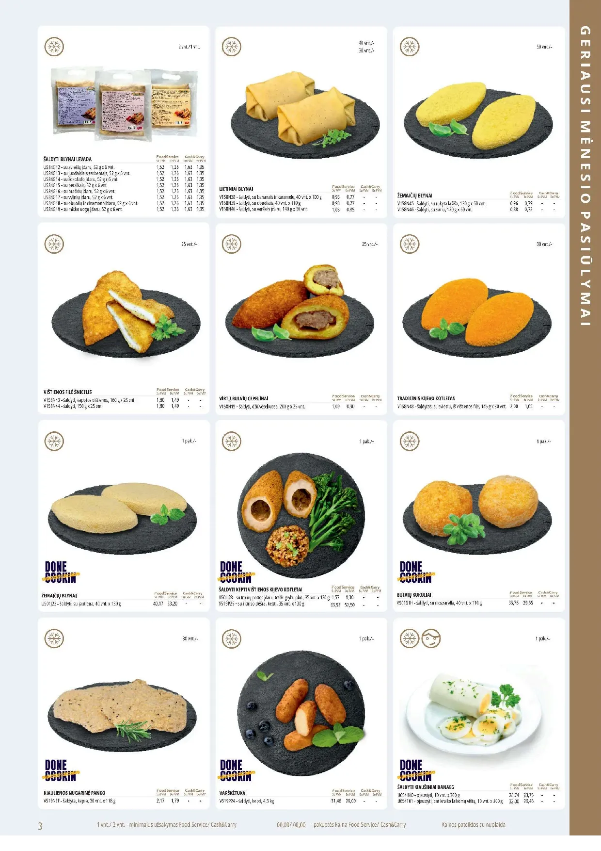 PROMO Cash&Carry maisto akcijų leidinys – 3 psl.