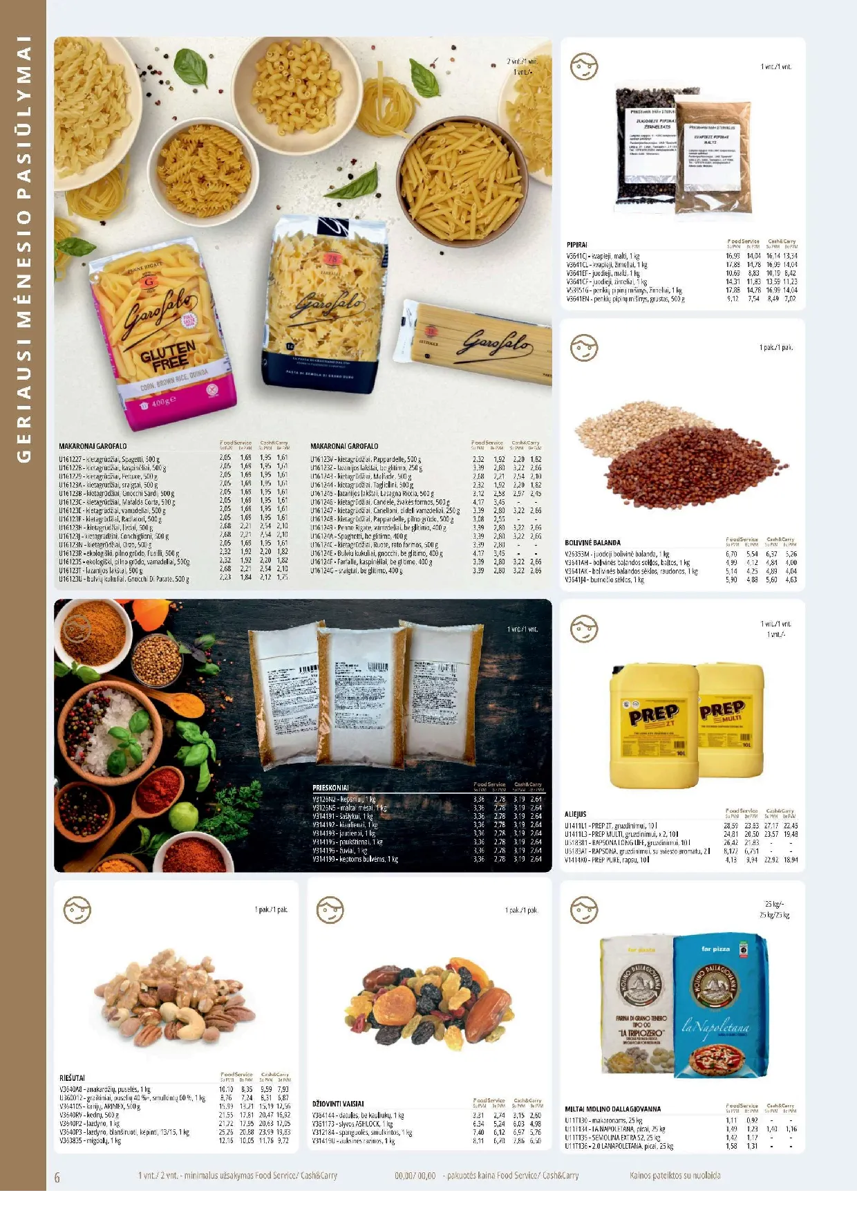 PROMO Cash&Carry maisto akcijų leidinys – 6 psl.