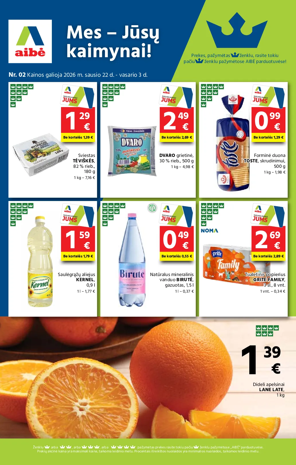 Aibė naujas leidinys – 1 psl.