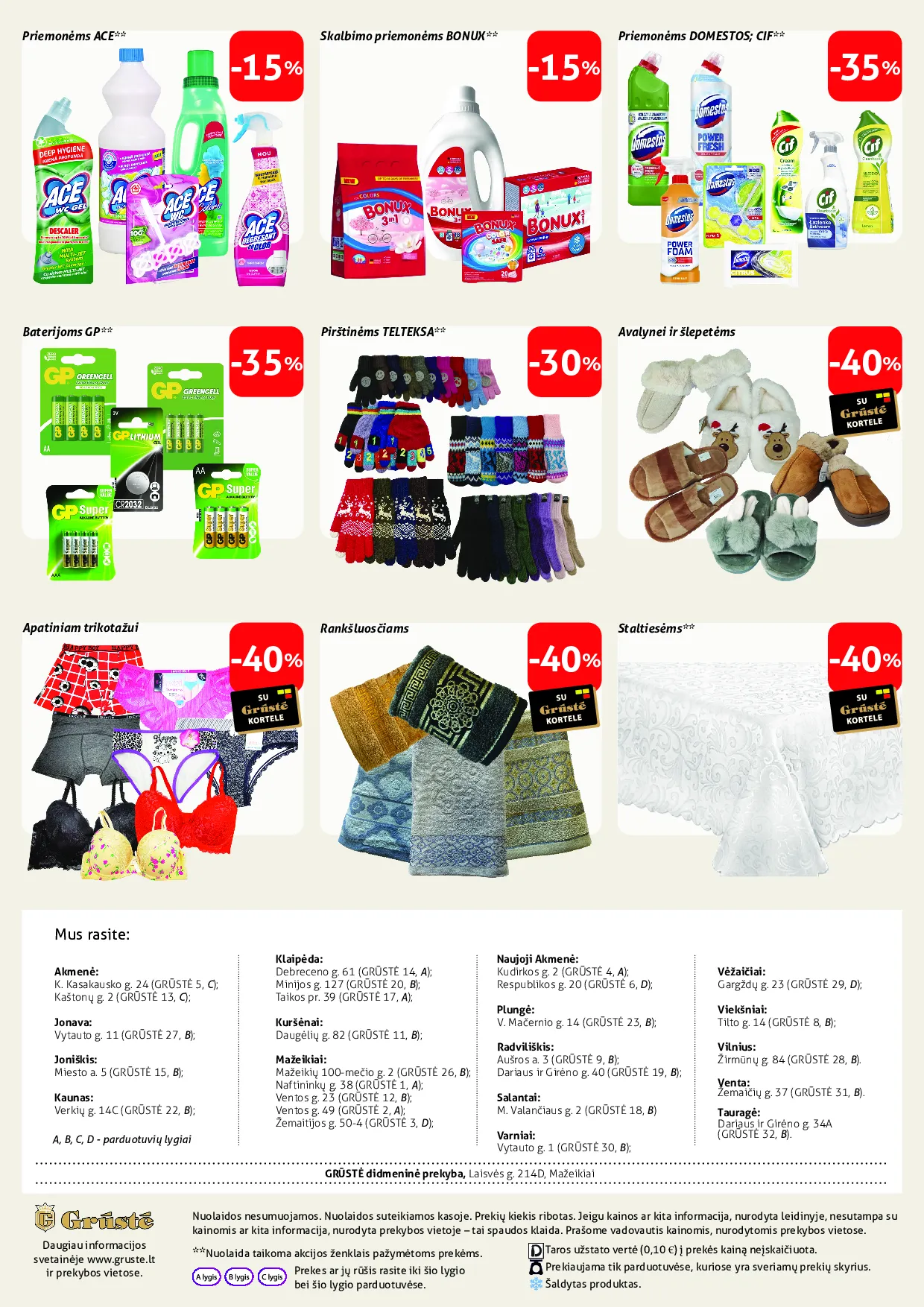 Grūstė leidinys – 11 psl.