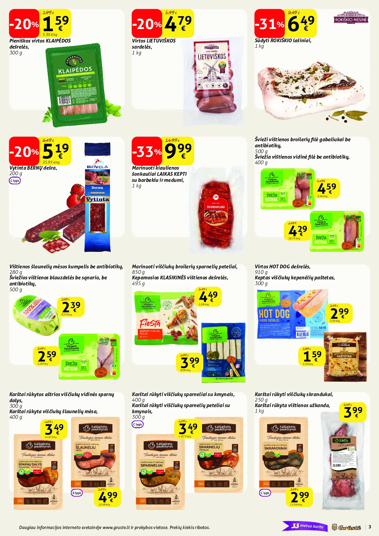 Grūstė leidinys – 3 psl.