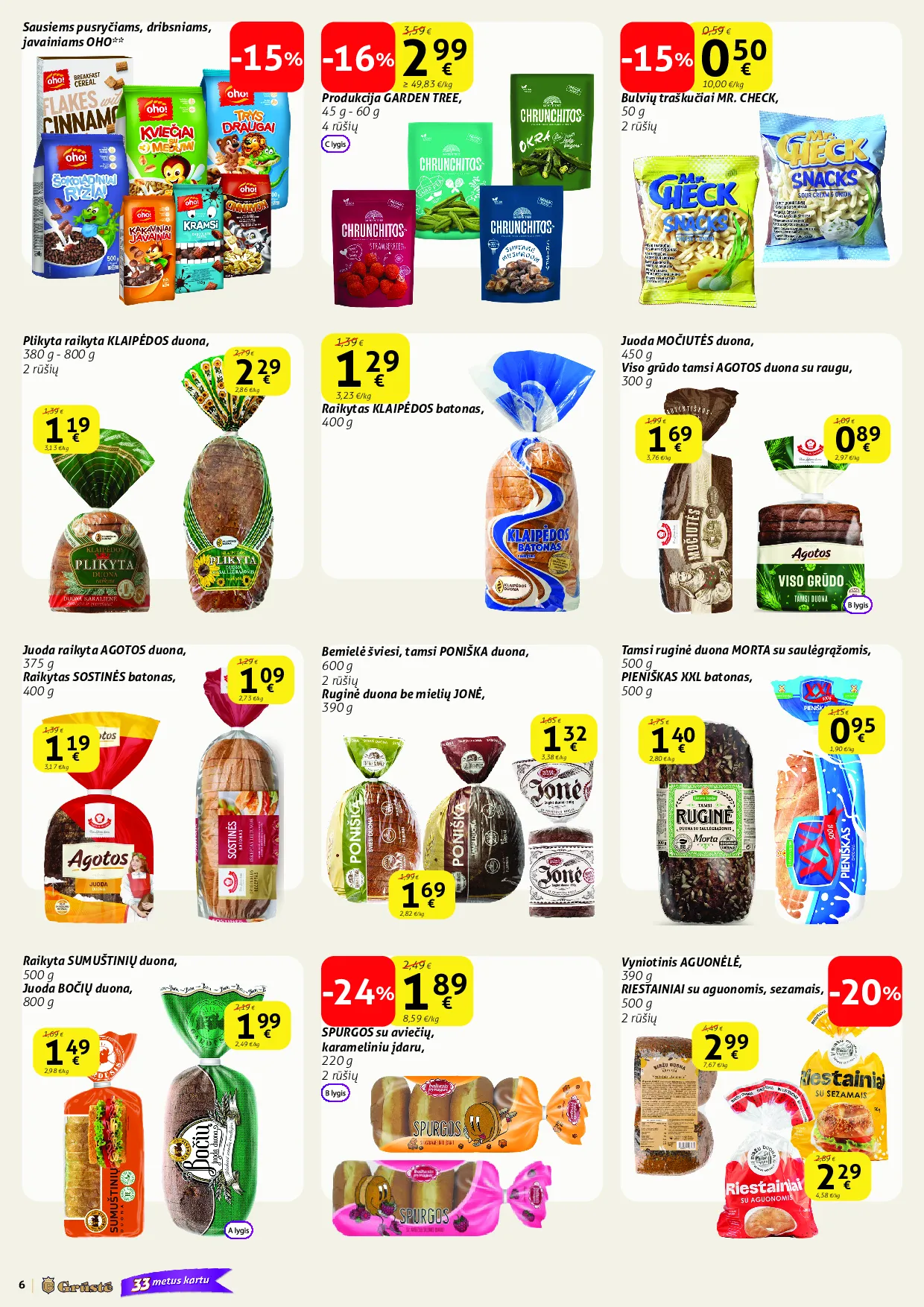 Grūstė leidinys – 6 psl.