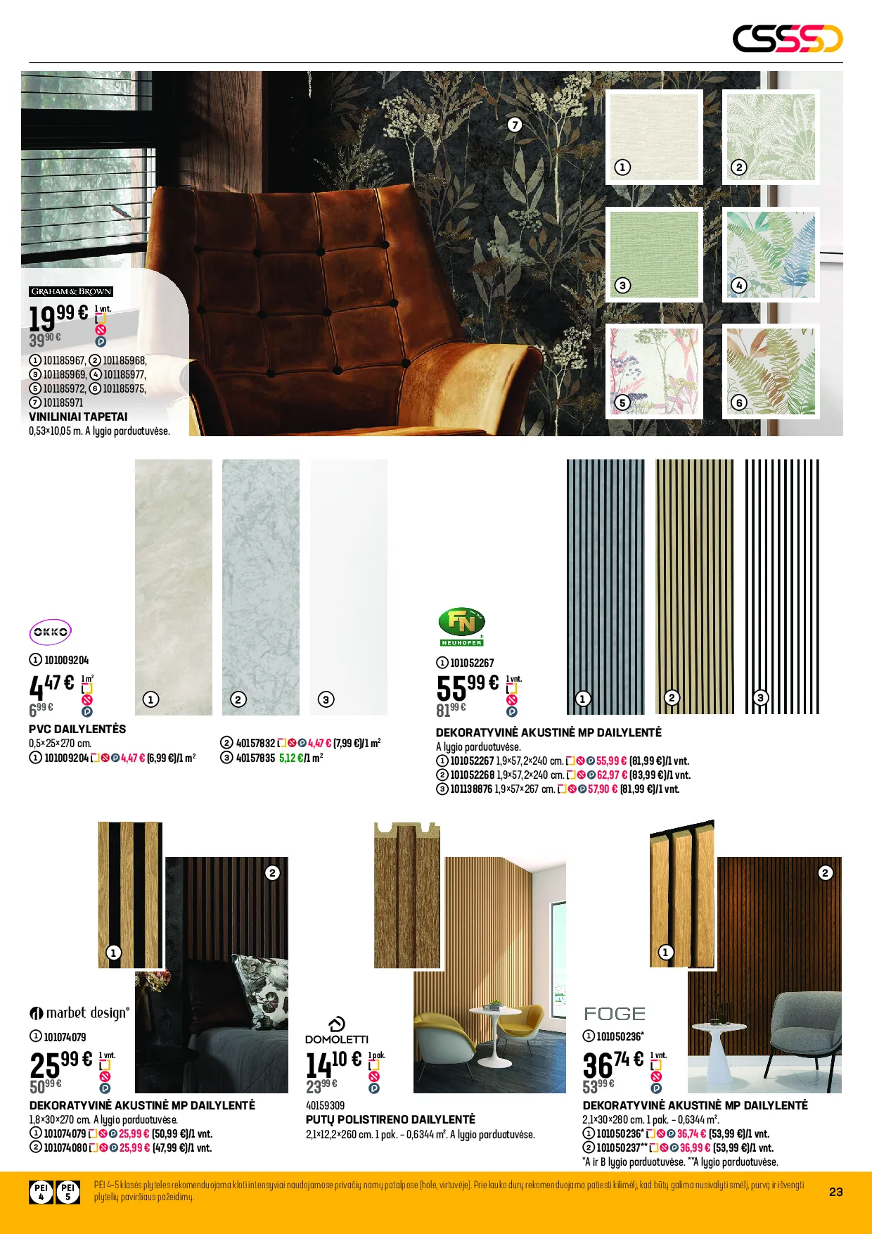 Senukai akcijų leidinys – 23 psl.