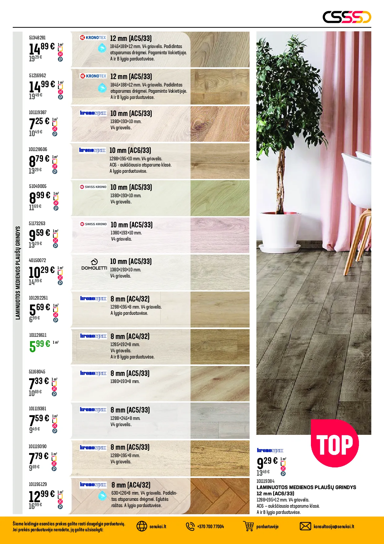 Senukai akcijų leidinys – 25 psl.