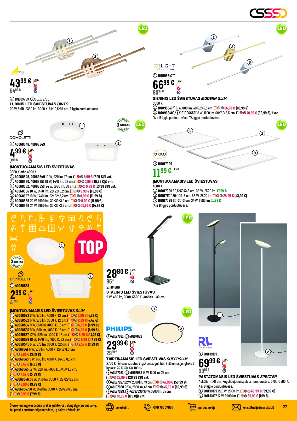 Senukai akcijų leidinys – 27 psl.