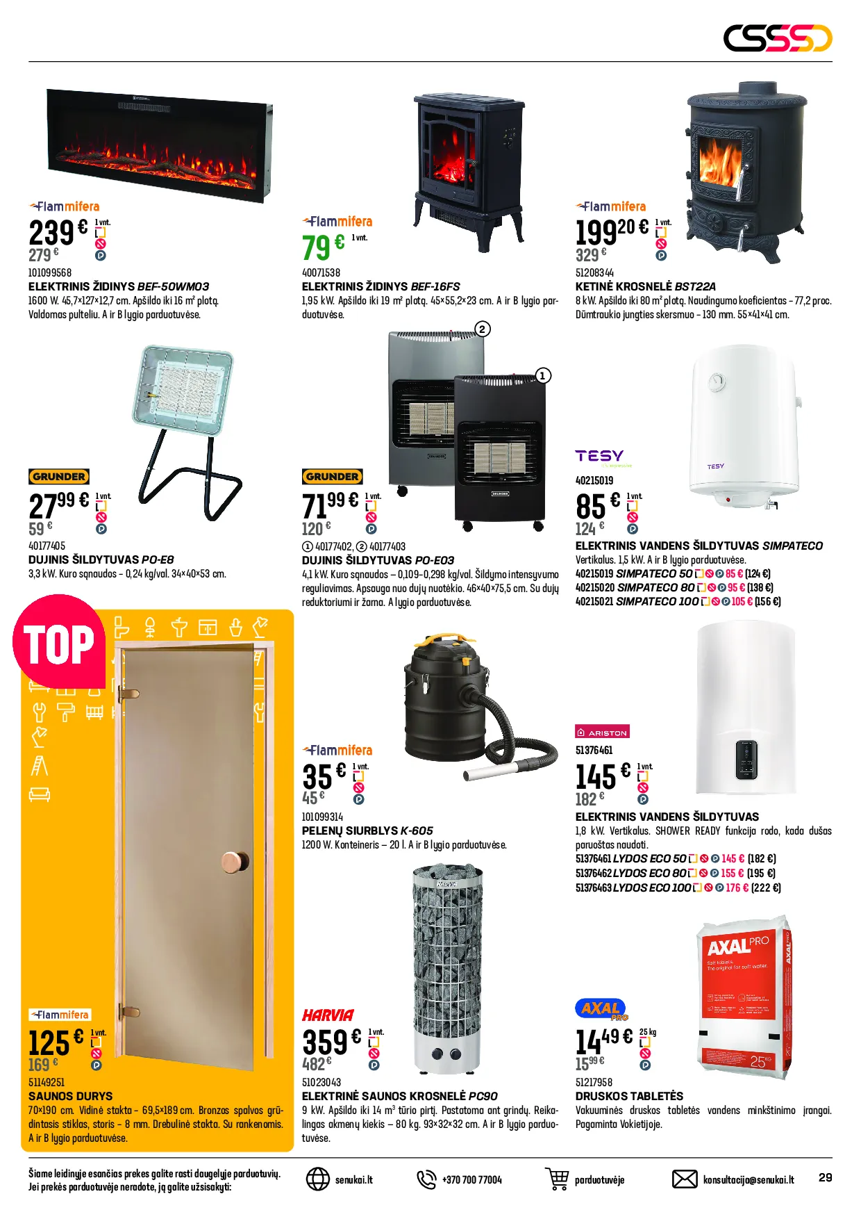 Senukai akcijų leidinys – 29 psl.