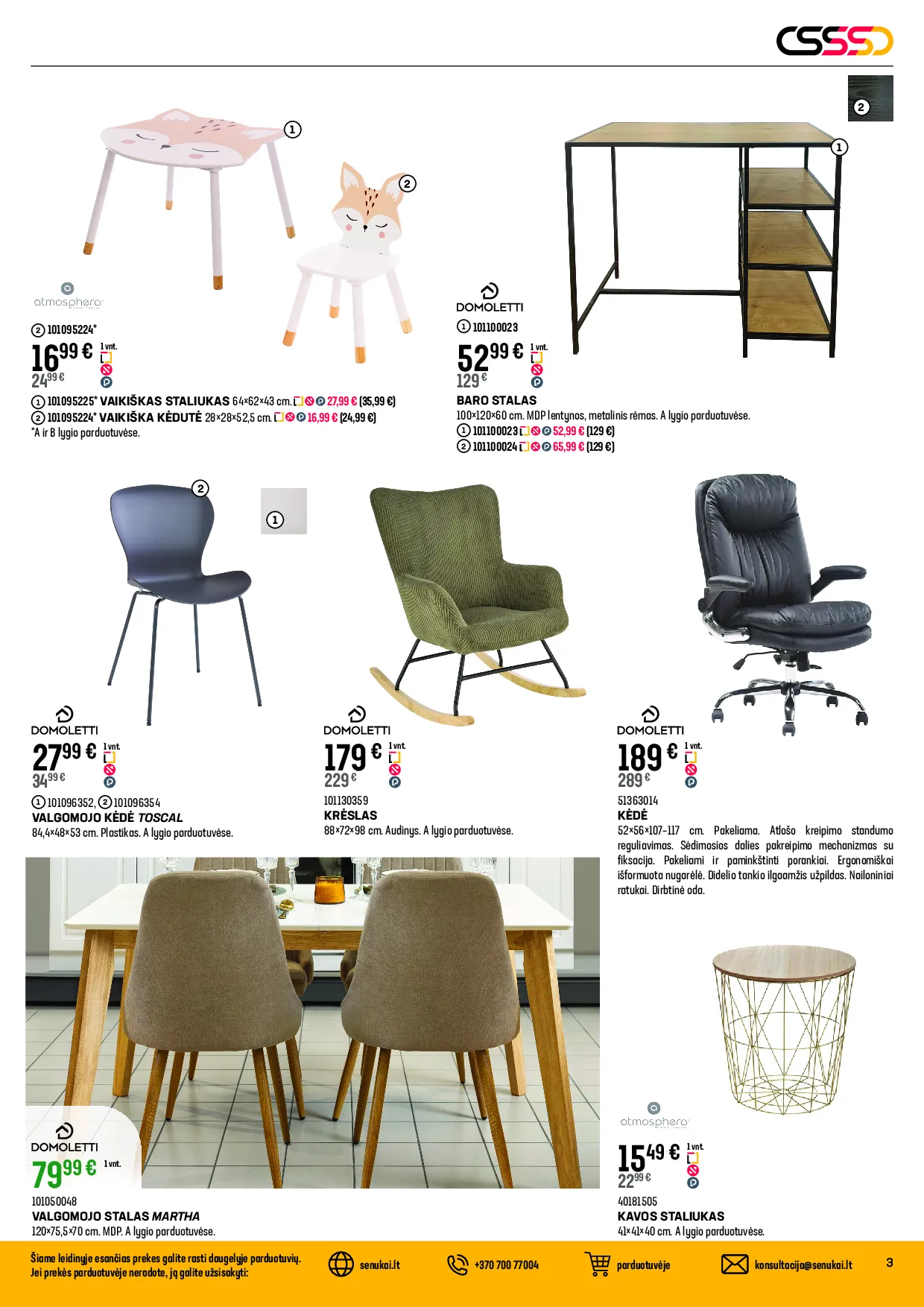 Senukai akcijų leidinys – 3 psl.