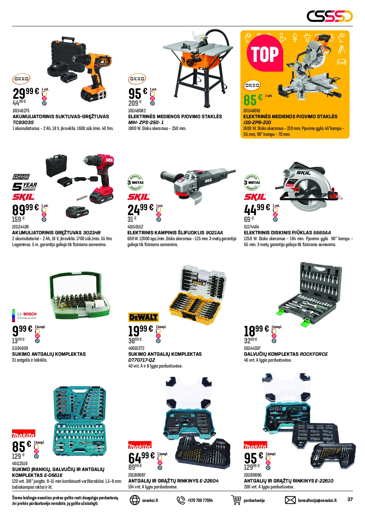 Senukai akcijų leidinys – 37 psl.