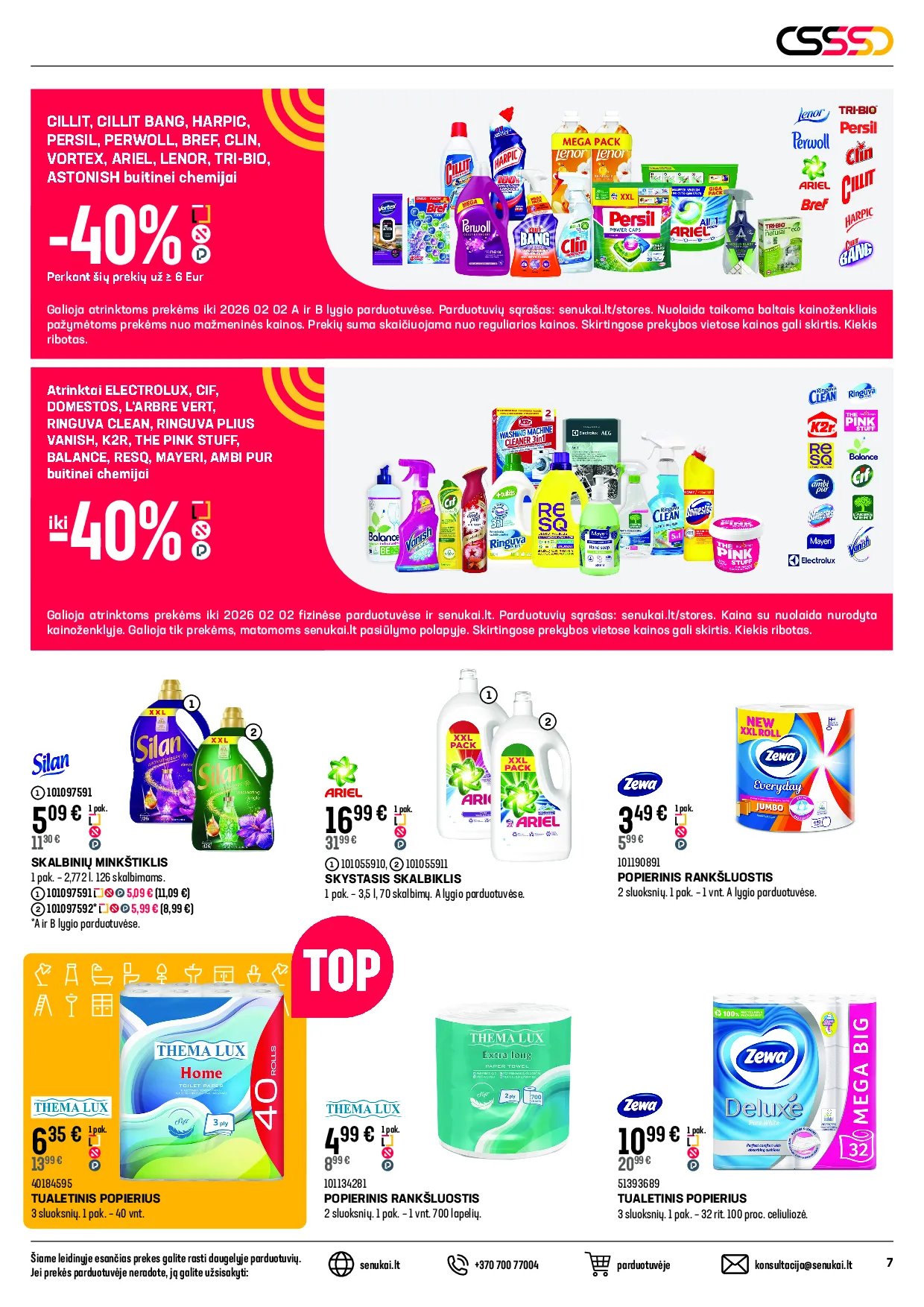 Senukai akcijų leidinys – 7 psl.