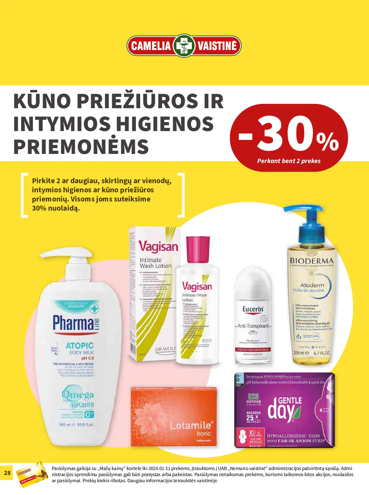 Camelia akcijų leidinys – 28 psl.