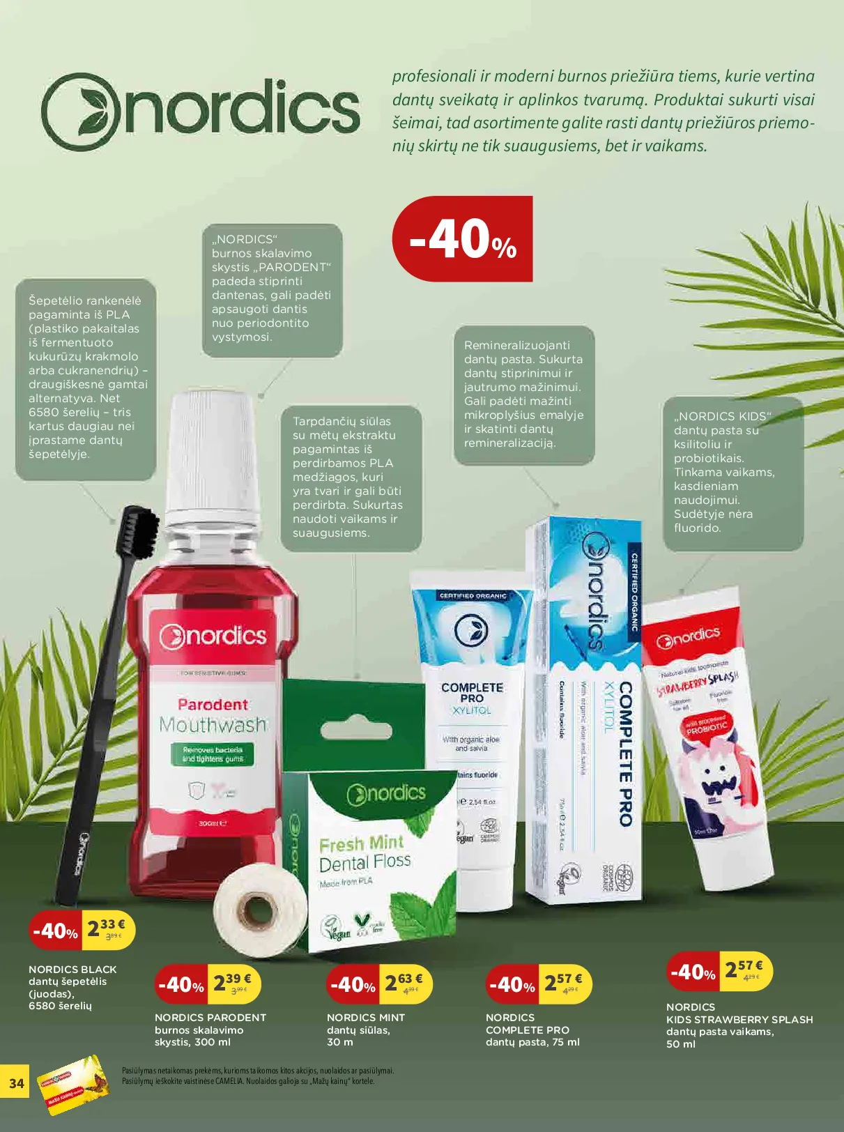 Camelia akcijų leidinys – 34 psl.