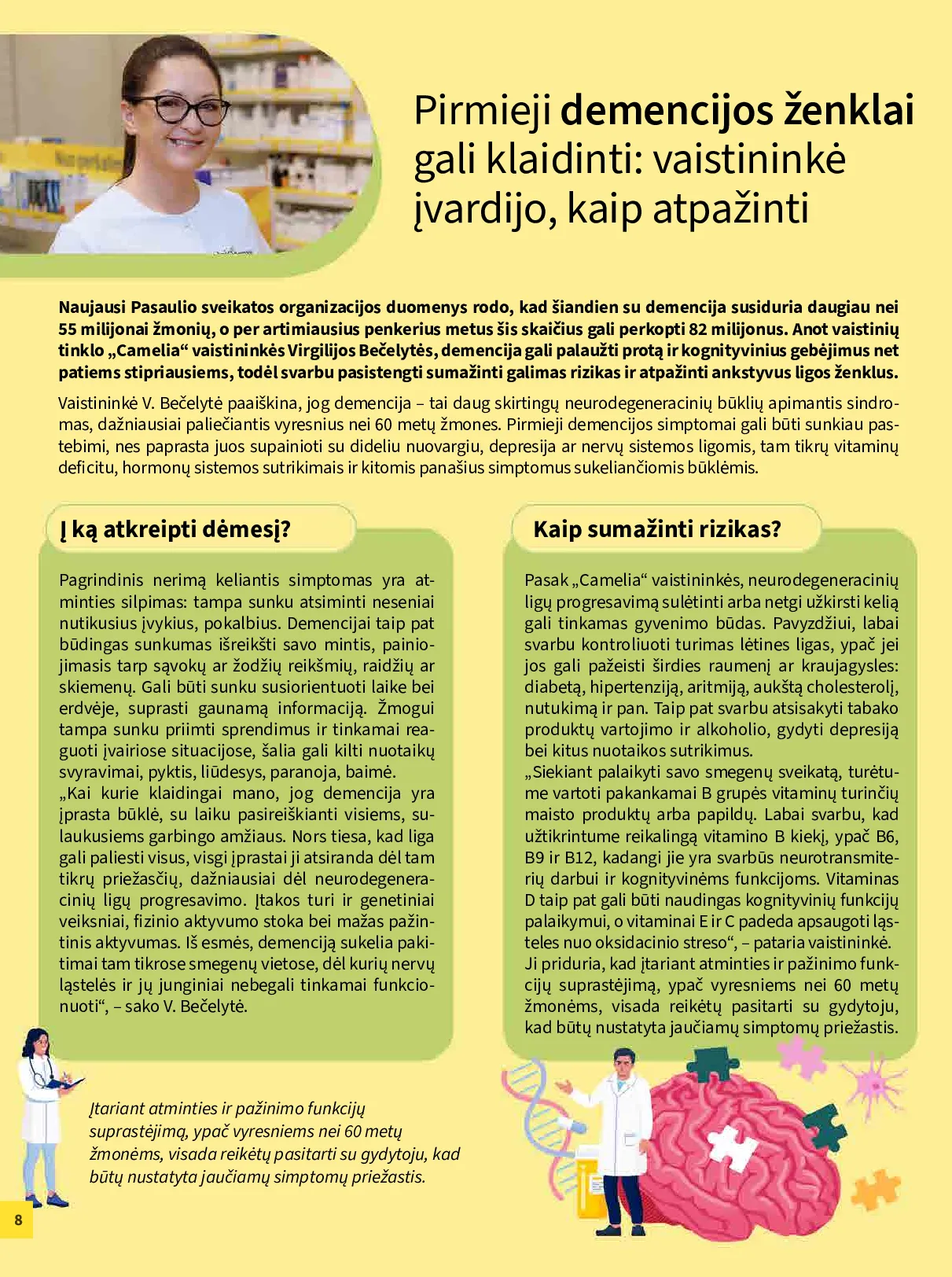 Camelia akcijų leidinys – 8 psl.