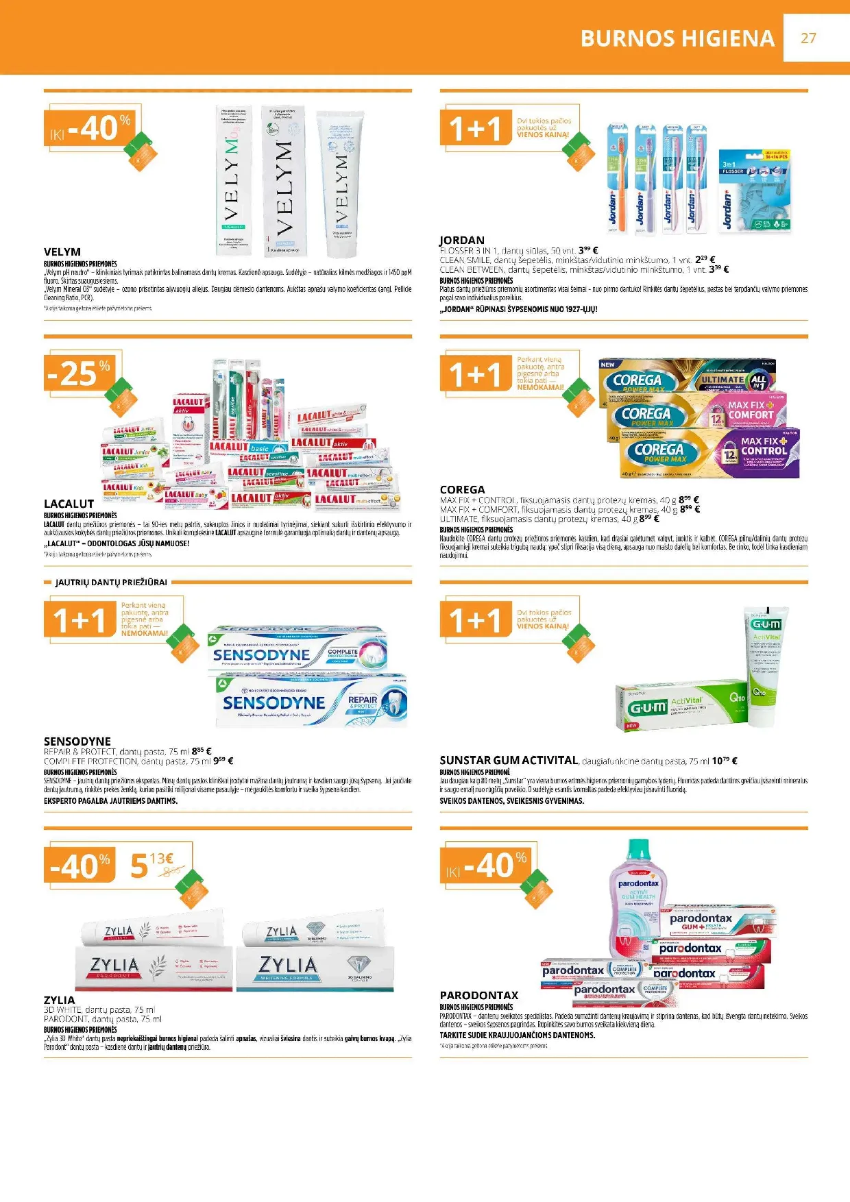 Gintarinės vaistinės akcijų leidinys – 27 psl.