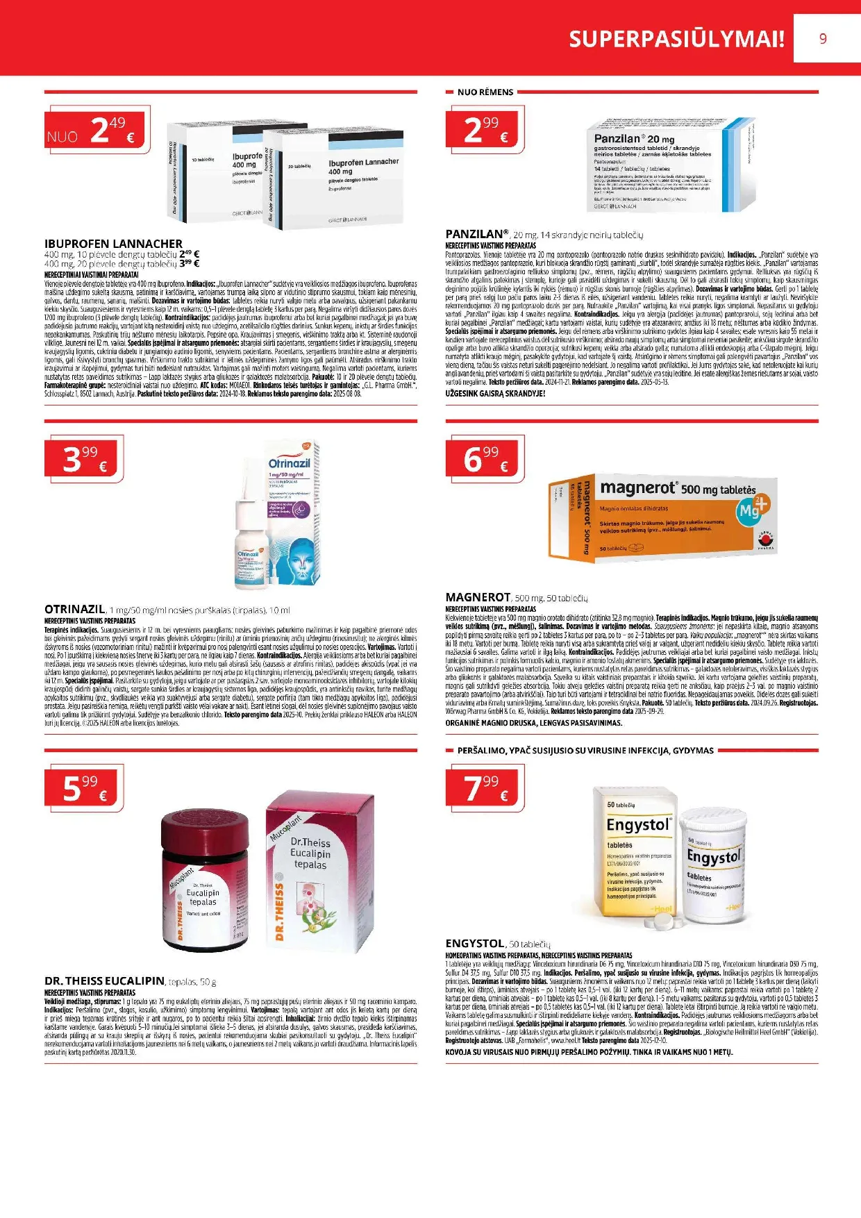 Gintarinės vaistinės akcijų leidinys – 9 psl.