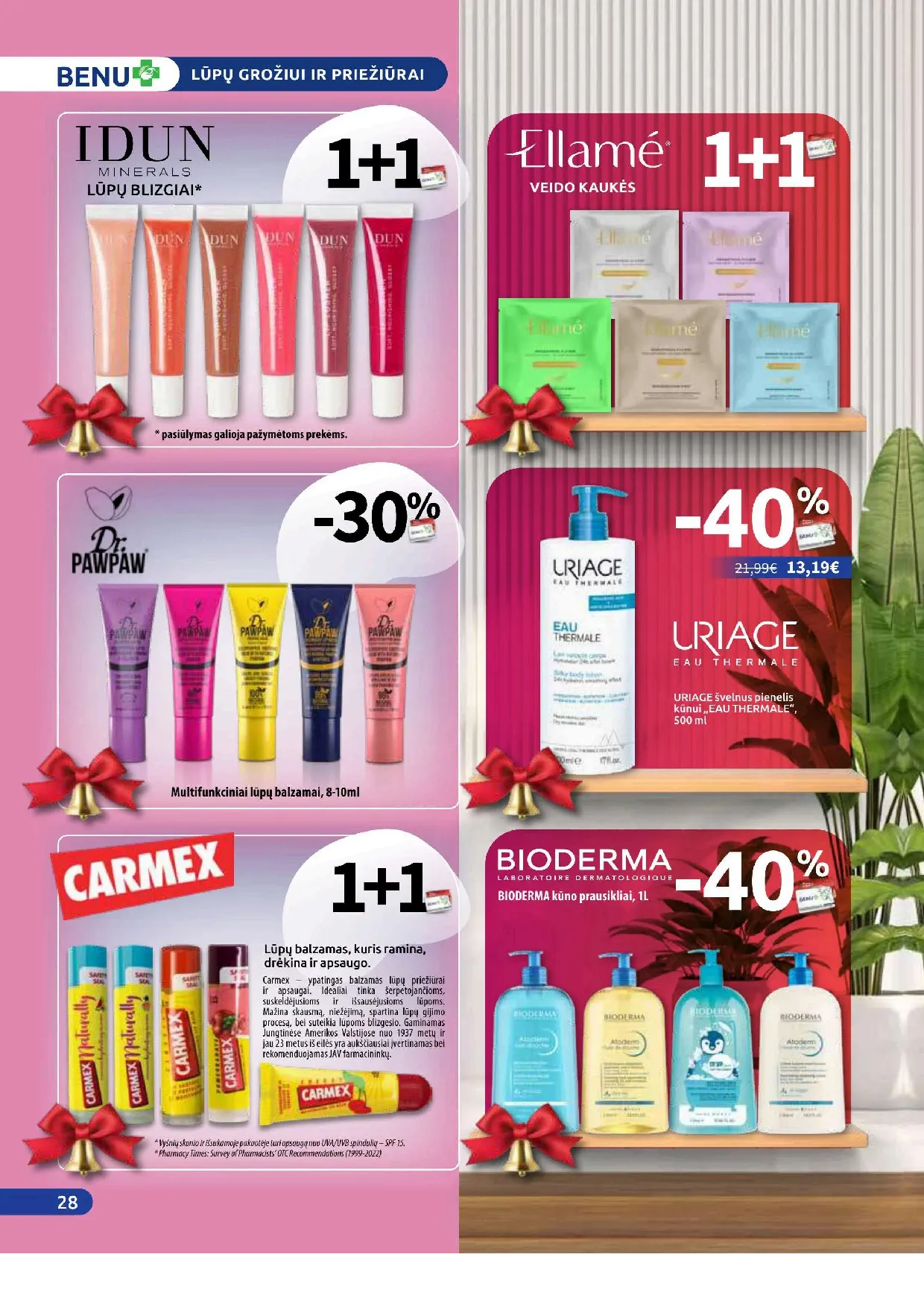 Benu vaistinės akcijų leidinys – 28 psl.