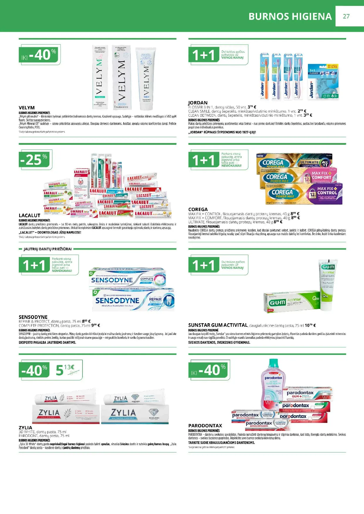 Norfa vaistinės akcijų leidinys – 27 psl.
