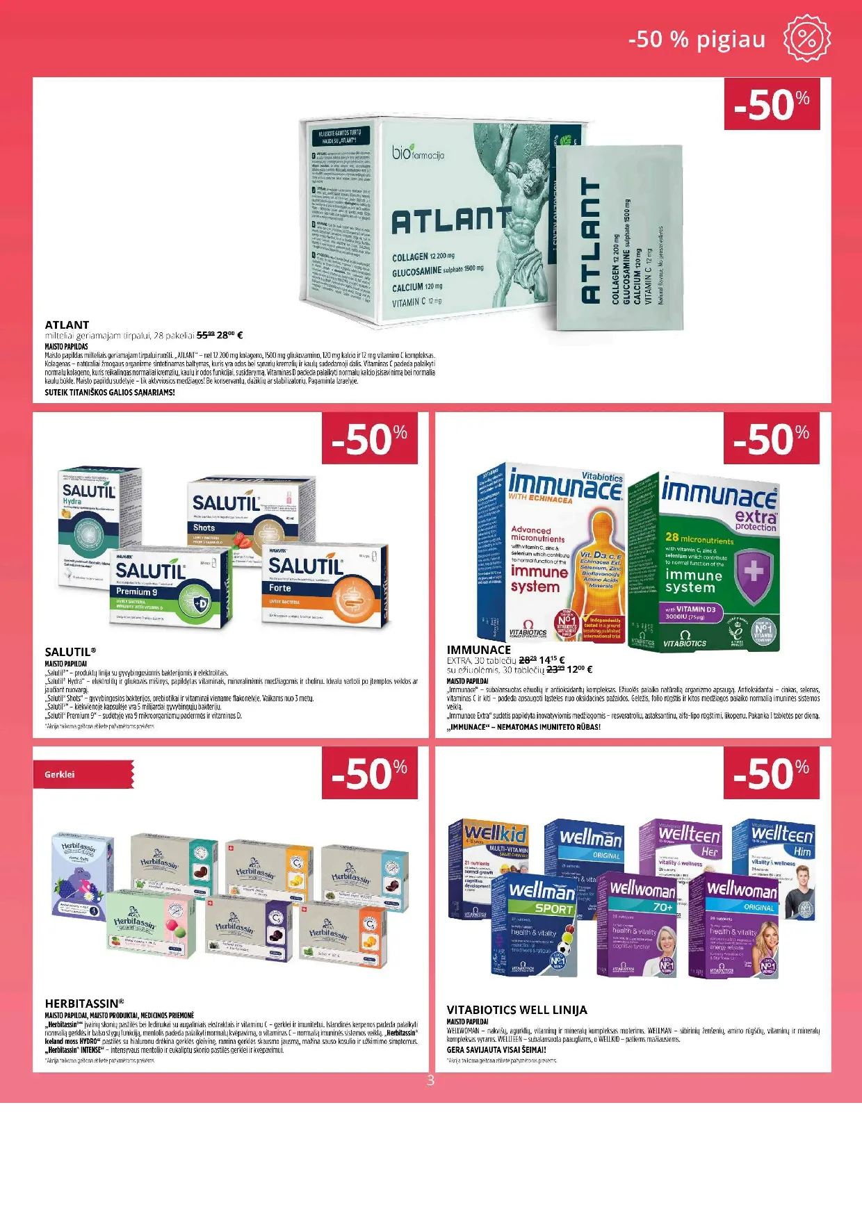 Norfa vaistinės akcijų leidinys – 3 psl.