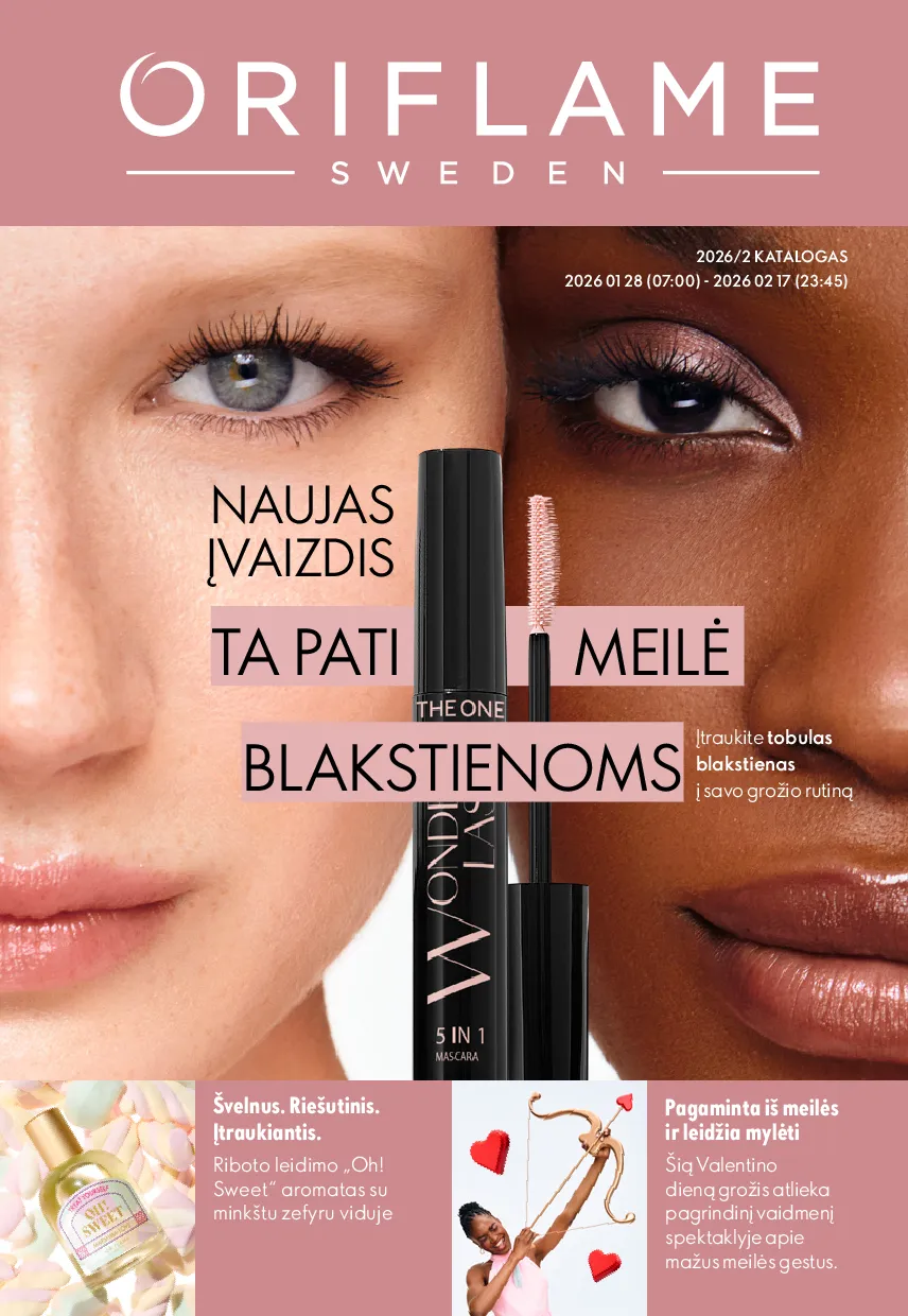 Oriflame akcijų katalogas – 1 psl.