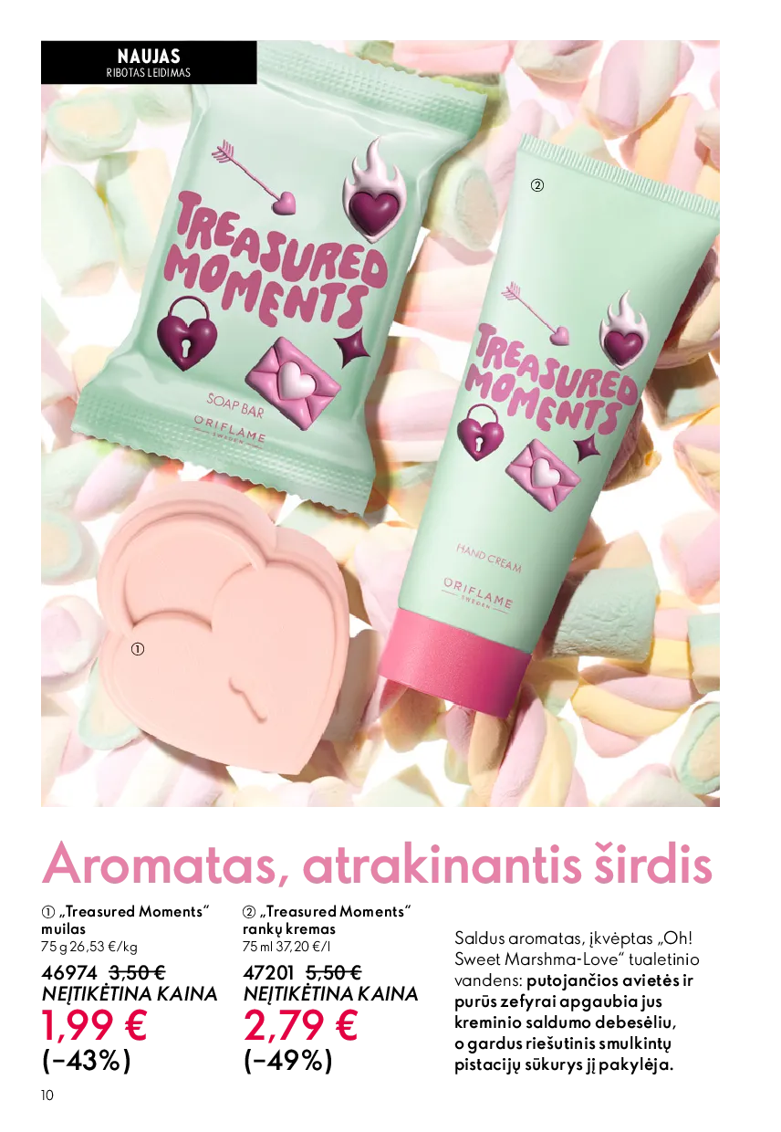 Oriflame akcijų katalogas – 10 psl.