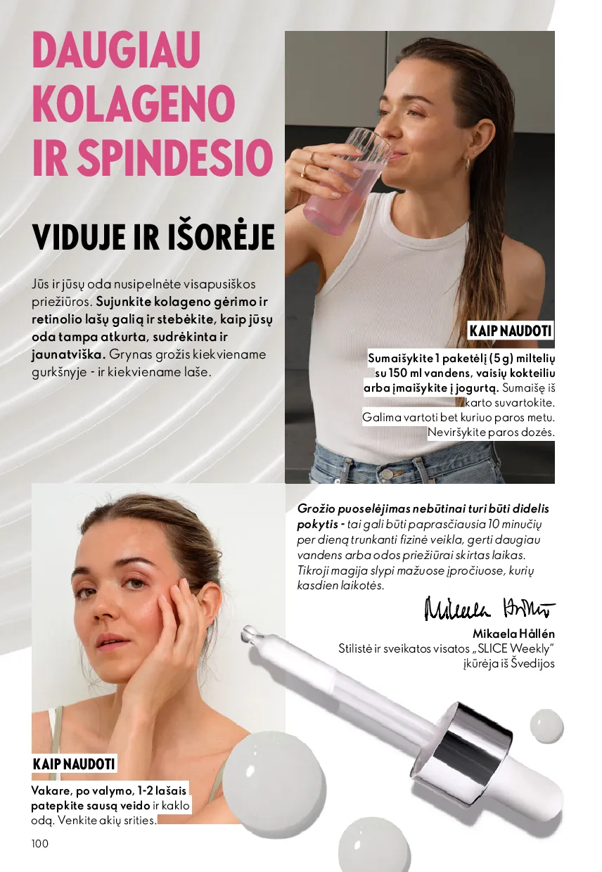 Oriflame akcijų katalogas – 100 psl.
