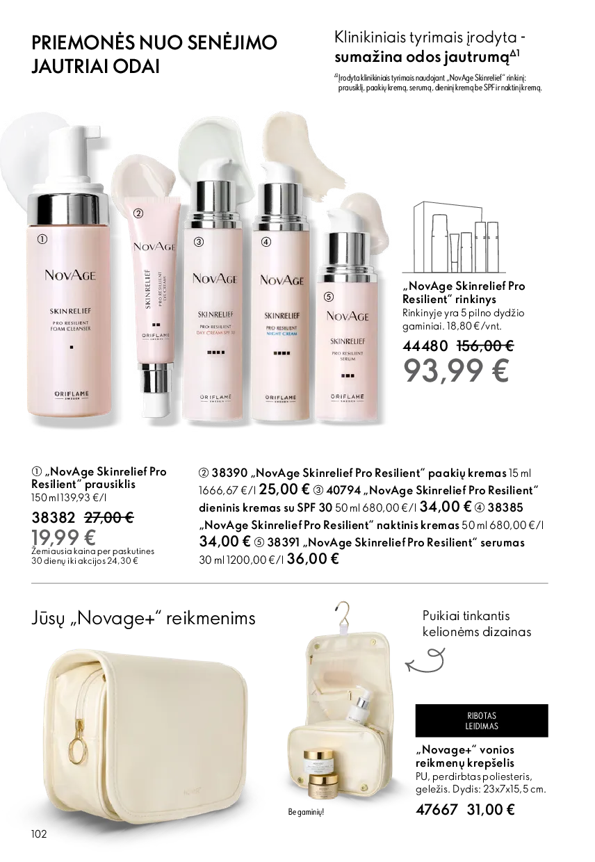 Oriflame akcijų katalogas – 102 psl.