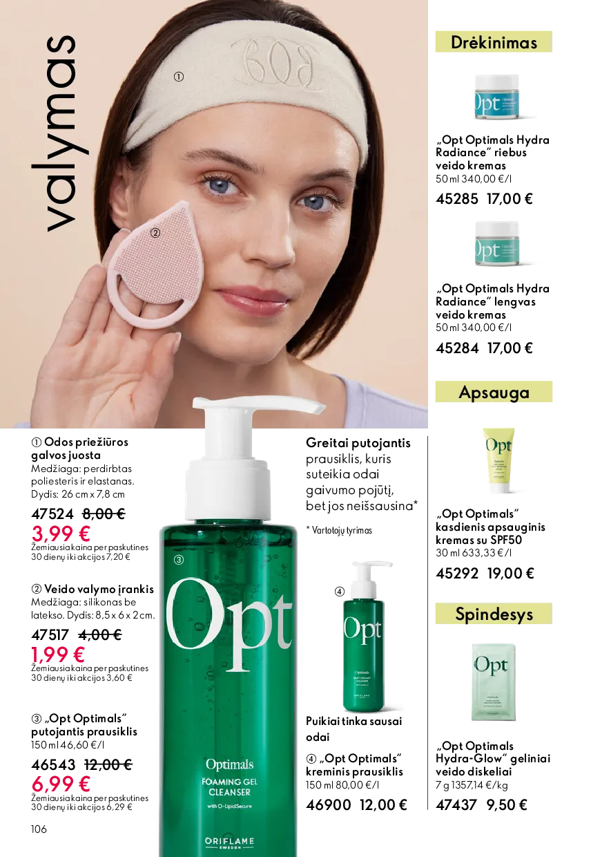 Oriflame akcijų katalogas – 106 psl.