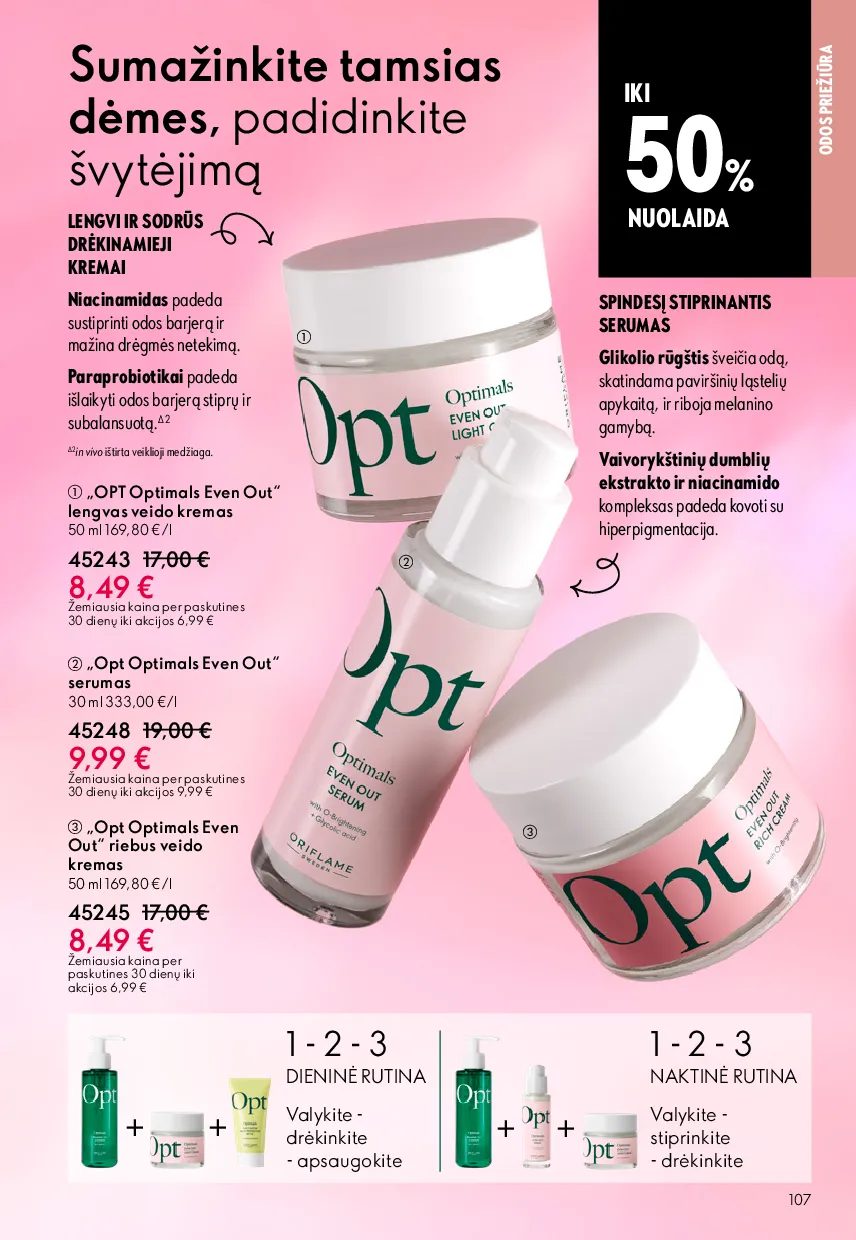 Oriflame akcijų katalogas – 107 psl.