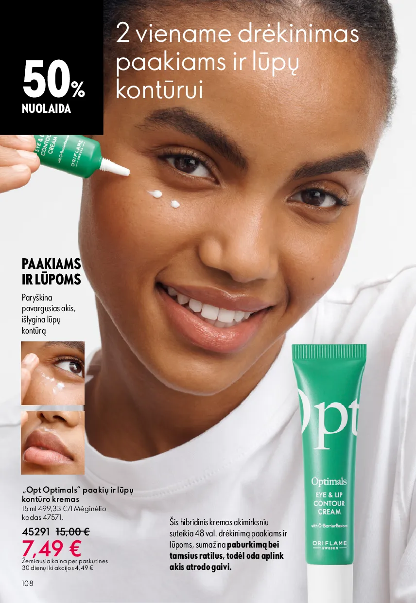 Oriflame akcijų katalogas – 108 psl.