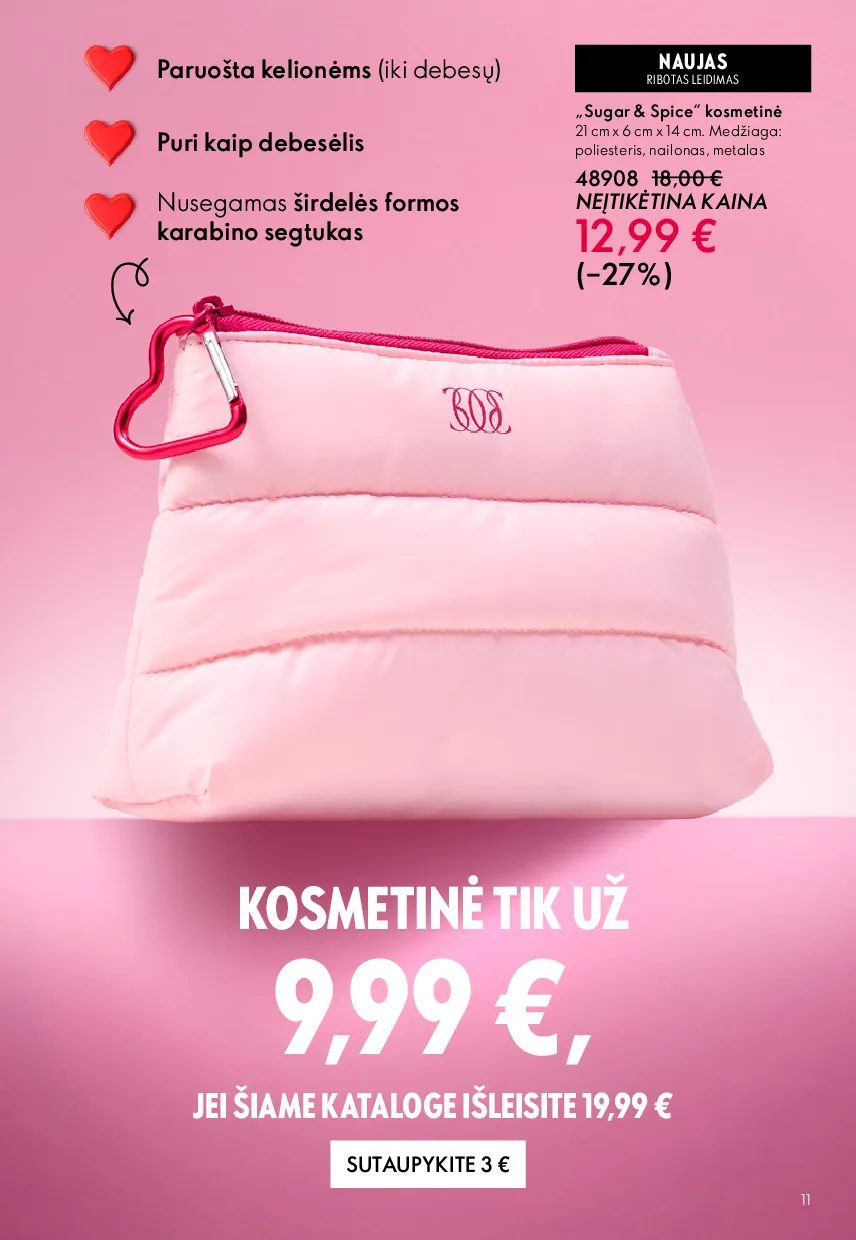 Oriflame akcijų katalogas – 11 psl.