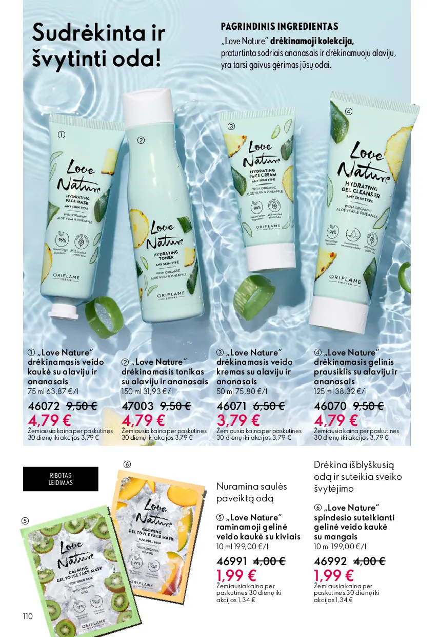 Oriflame akcijų katalogas – 110 psl.