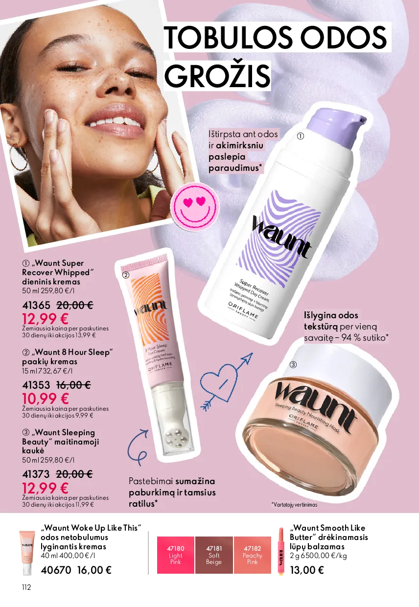 Oriflame akcijų katalogas – 112 psl.