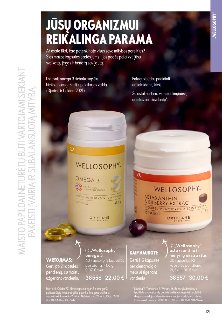 Oriflame akcijų katalogas – 121 psl.