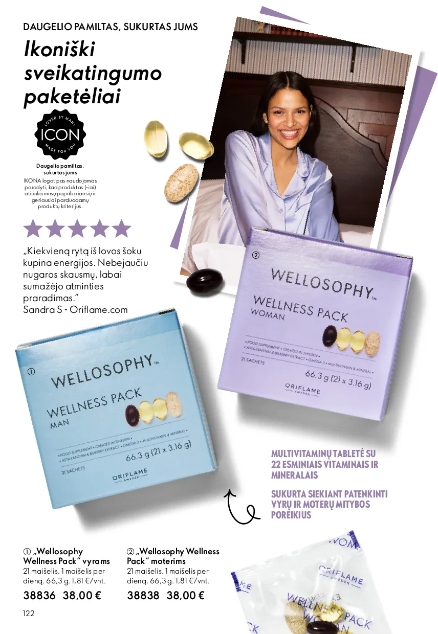 Oriflame akcijų katalogas – 122 psl.